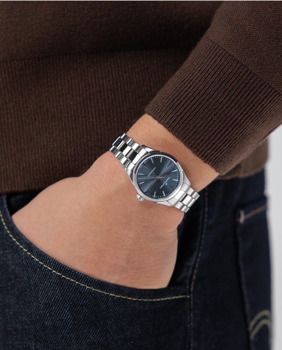 Reloj de mujer jazzmaster quartz de 32 mm h32301141 de acero - Hamilton - Plata Plata-5