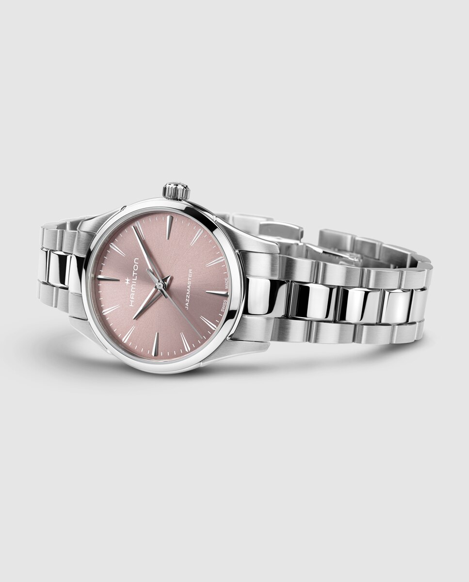 Reloj de mujer jazzmaster quartz de 32 mm h32301171 de acero - Hamilton - Plata Plata-2
