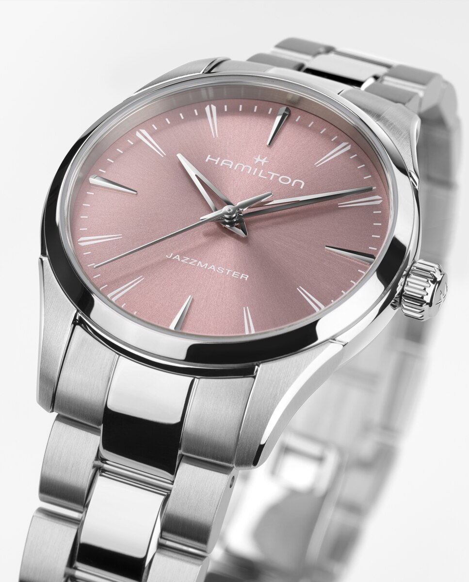 Reloj de mujer jazzmaster quartz de 32 mm h32301171 de acero - Hamilton - Plata Plata-4