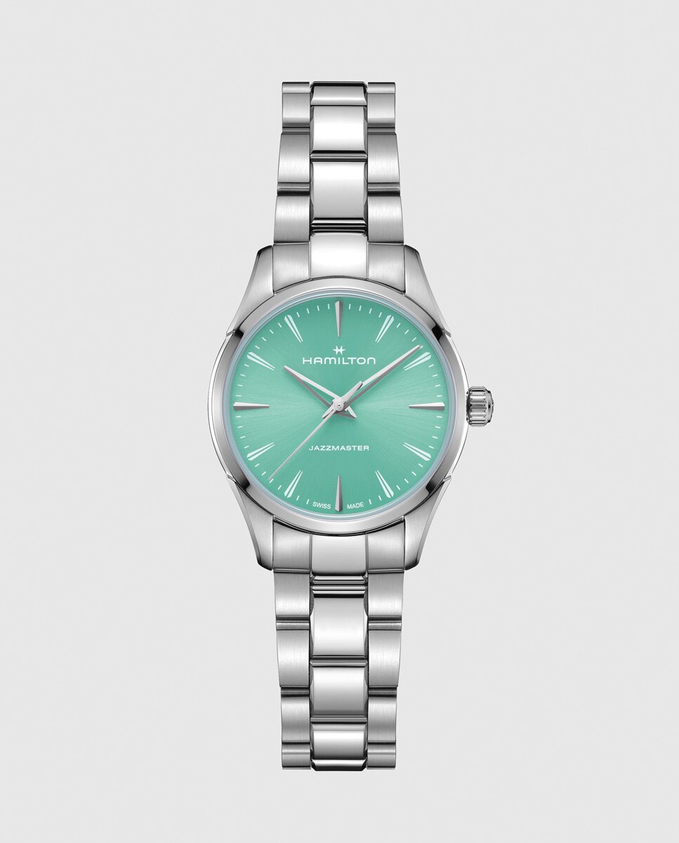 Imagen 0 de Reloj de mujer jazzmaster quartz de 32 mm h32301161 de acero Plata