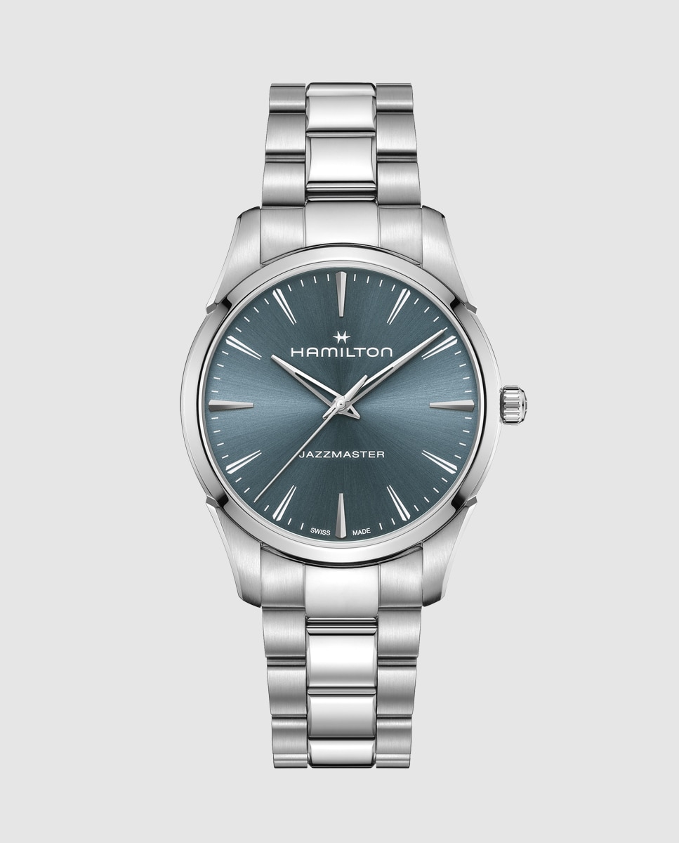 Imagen 0 de Reloj de hombre jazzmaster quartz de 40 mm h32461141 de acero Plata
