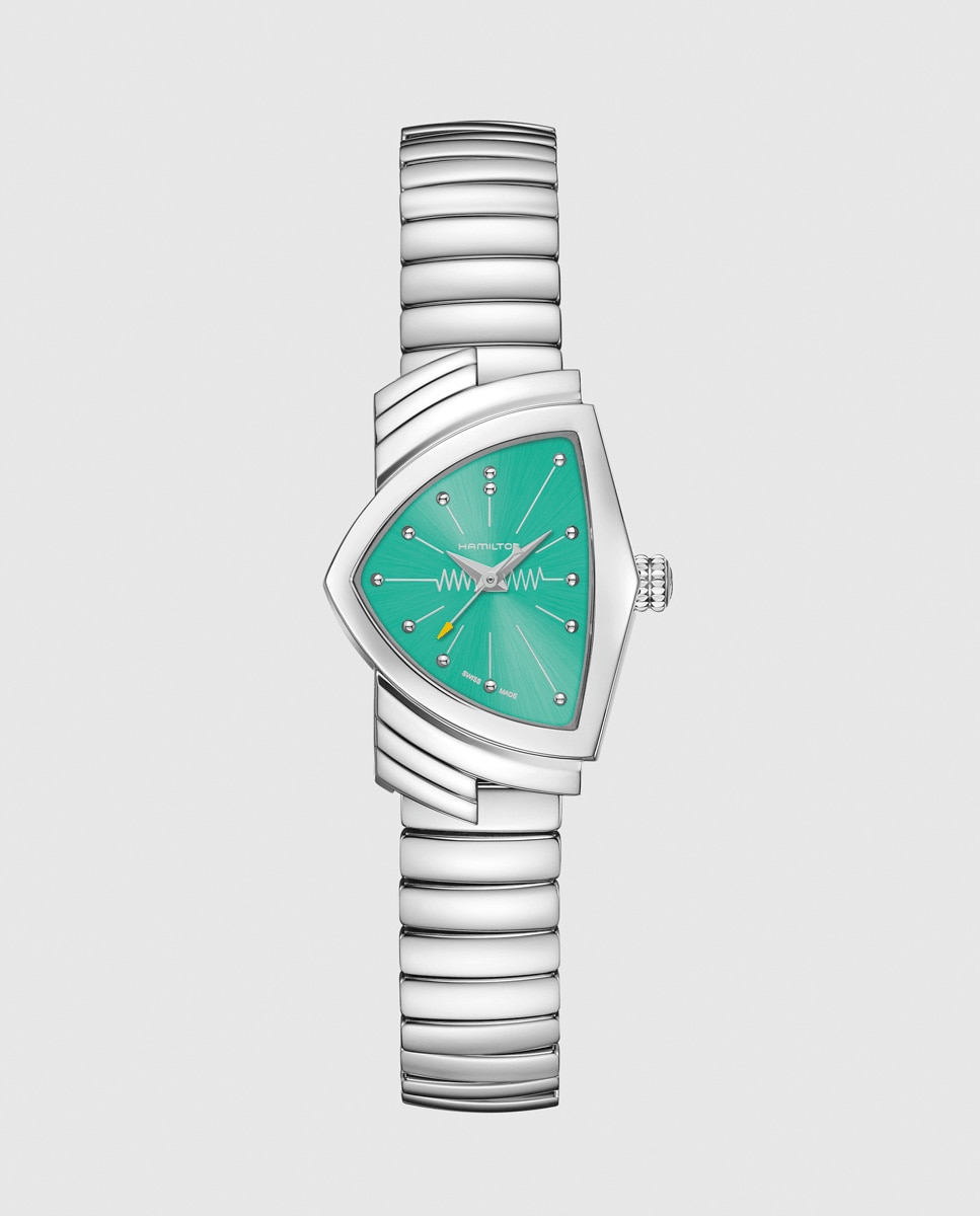 Imagen 0 de Reloj de mujer ventura s quartz de 24 mm h24211142 de acero Plata