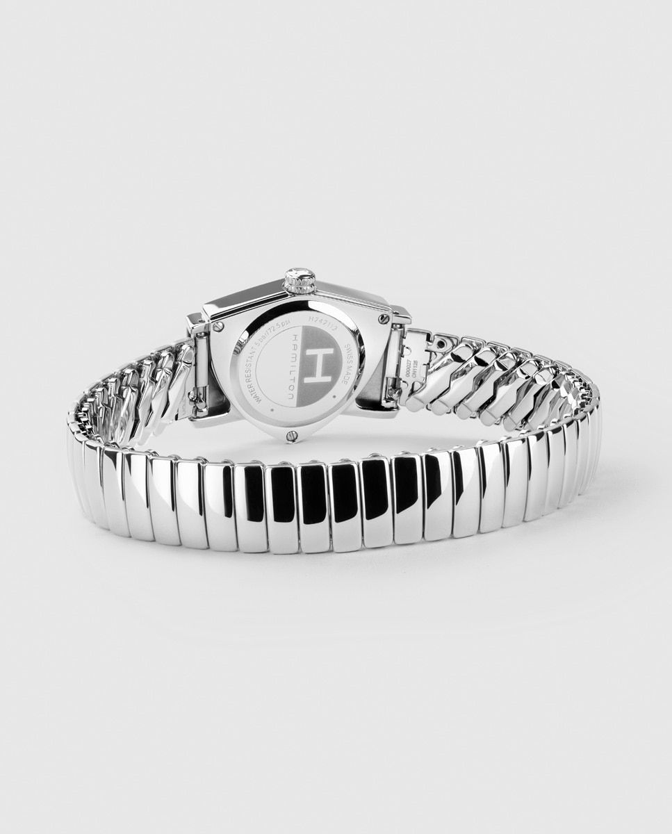 Imagen 4 de Reloj de mujer ventura s quartz de 24 mm h24211142 de acero - Hamilton - Plata Plata