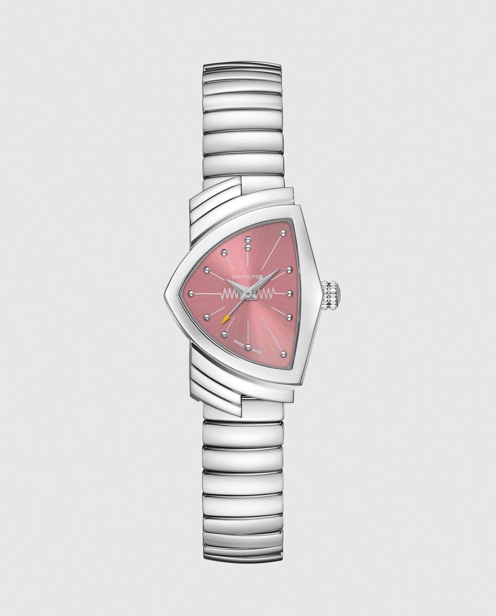 Imagen 0 de Reloj de mujer ventura s quartz de 24 mm h24211170 de acero Plata