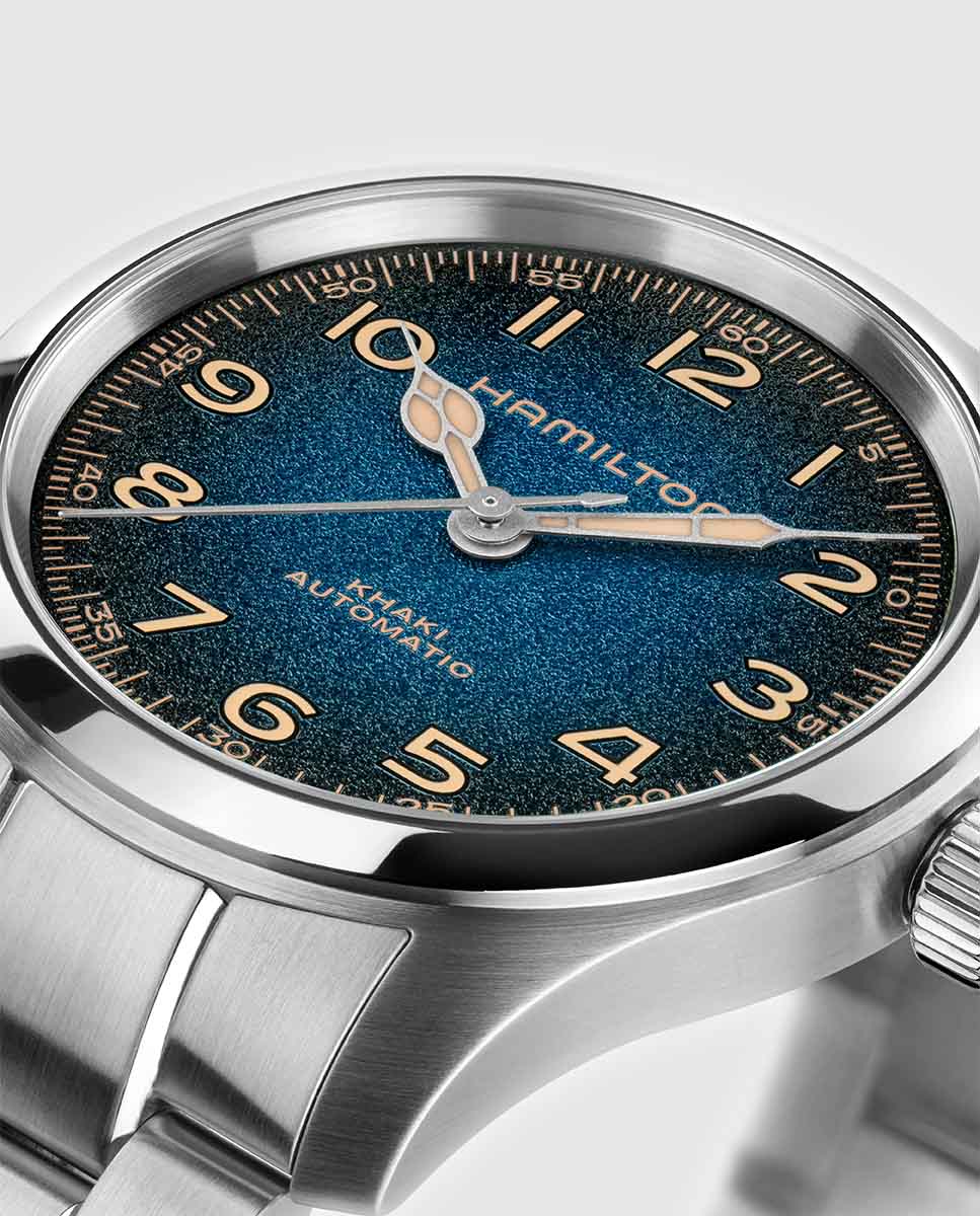 Imagen 3 de Reloj de hombre automático khaki field murph de 38 mm h70405140 con brazalete metálico - Hamilton - Plata Plata