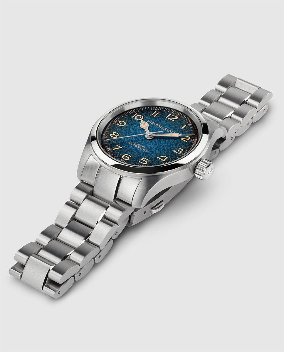 Imagen 4 de Reloj de hombre automático khaki field murph de 38 mm h70405140 con brazalete metálico - Hamilton - Plata Plata