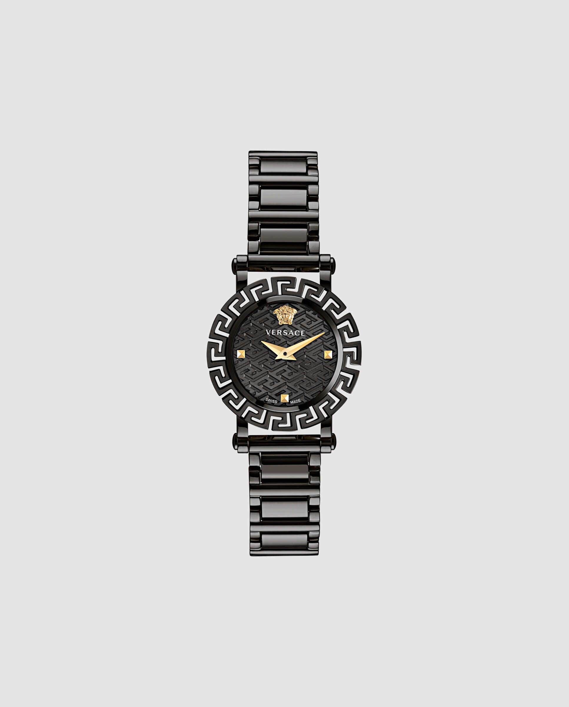 Reloj de mujer Greca glam VE2Q00522 de acero y correa - Versace - Negro Negro-1