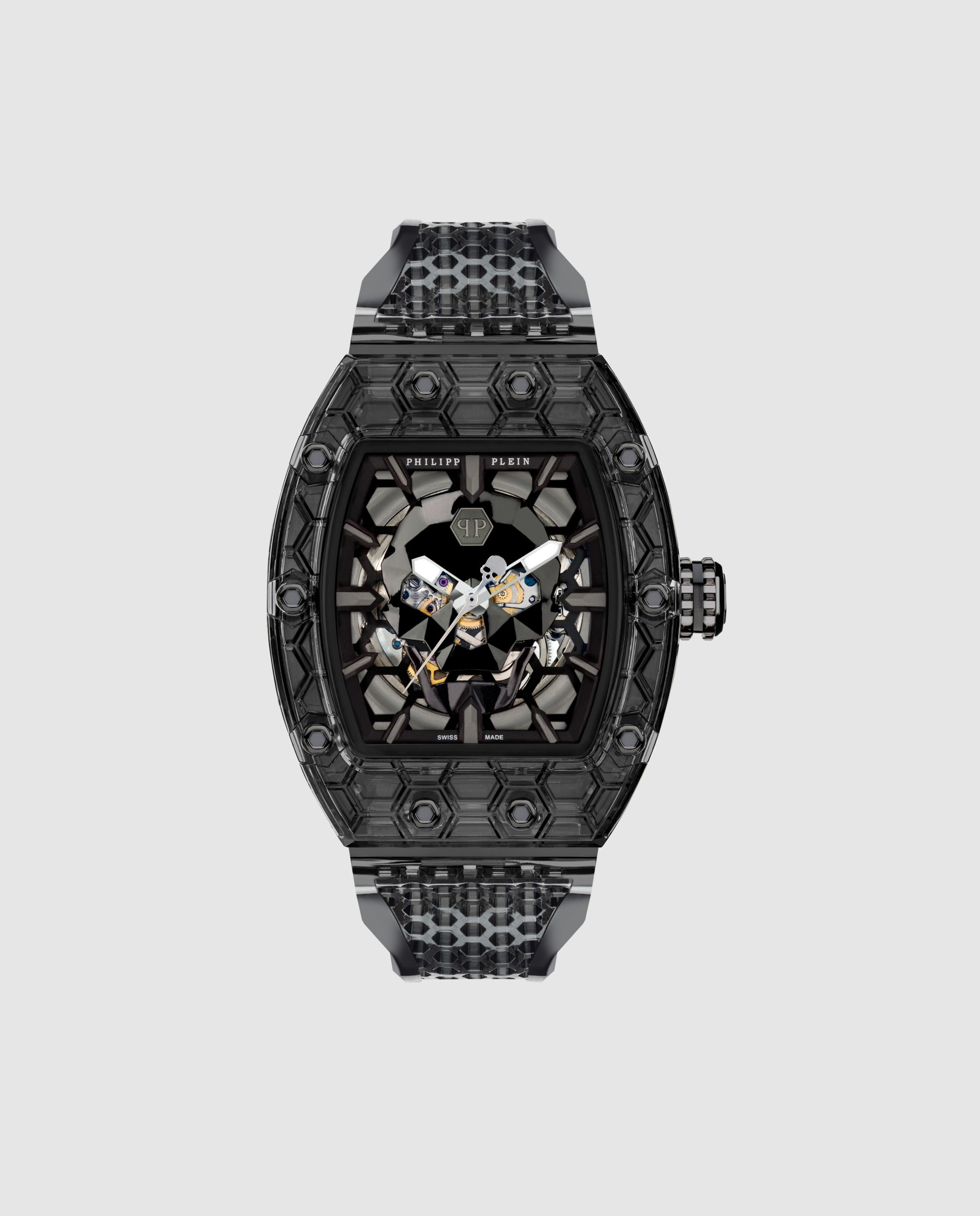 Imagen 0 de Reloj de hombre power money pwqaa0523 automático de caucho y correa negra Negro