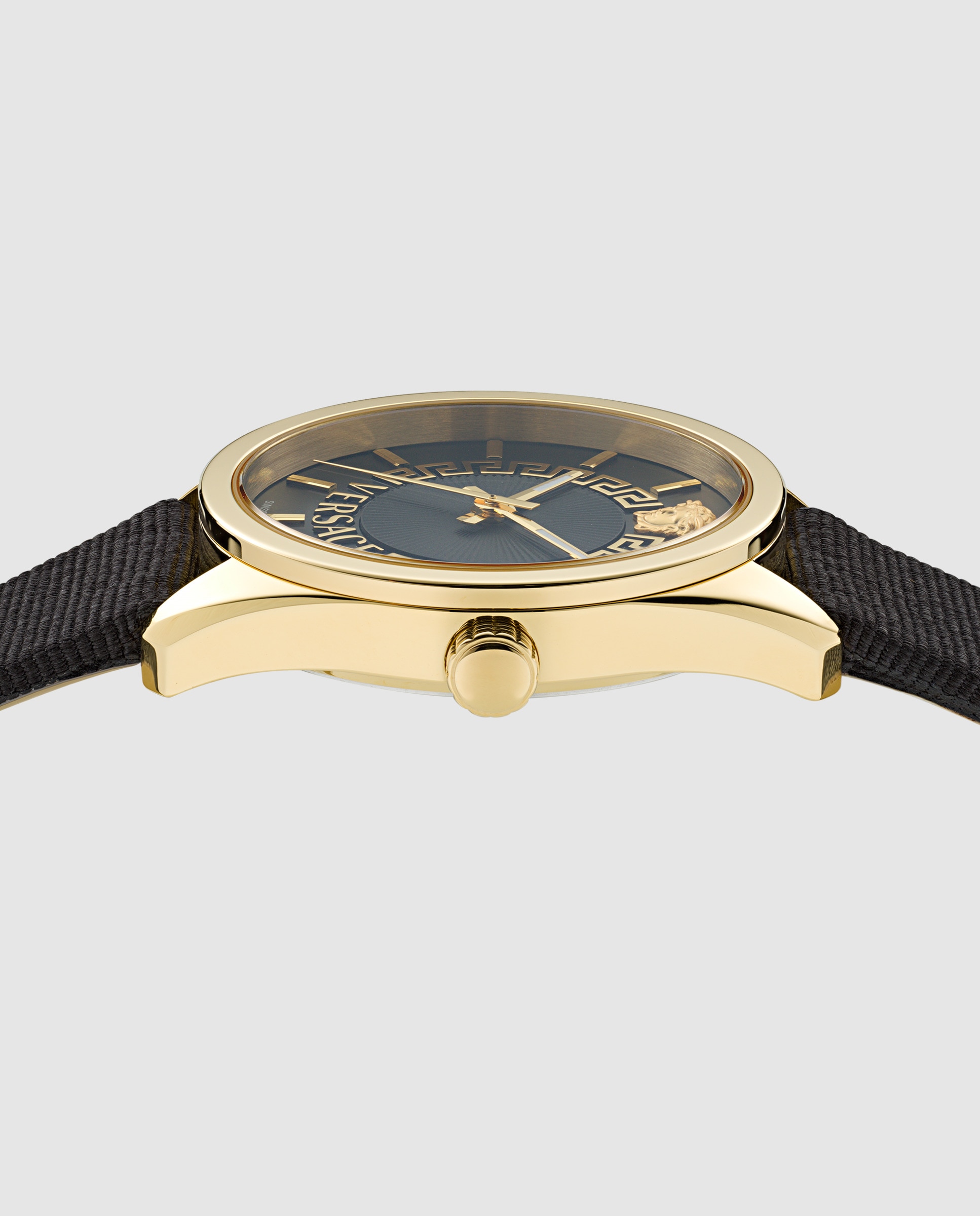 Reloj de mujer New v-circle VE8A00224 de textil y correa negra - Versace - Negro Negro-2