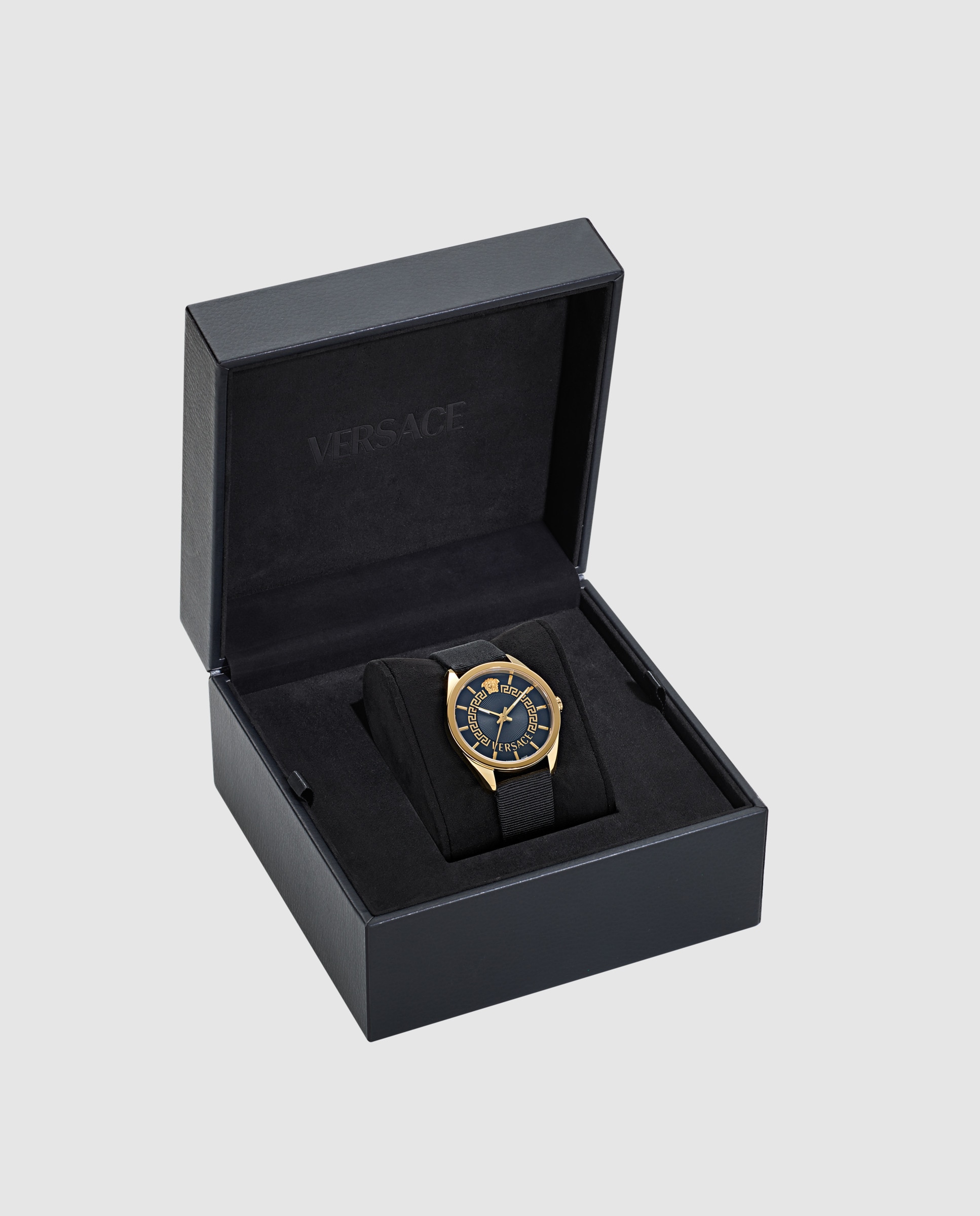 Reloj de mujer New v-circle VE8A00224 de textil y correa negra - Versace - Negro Negro-5