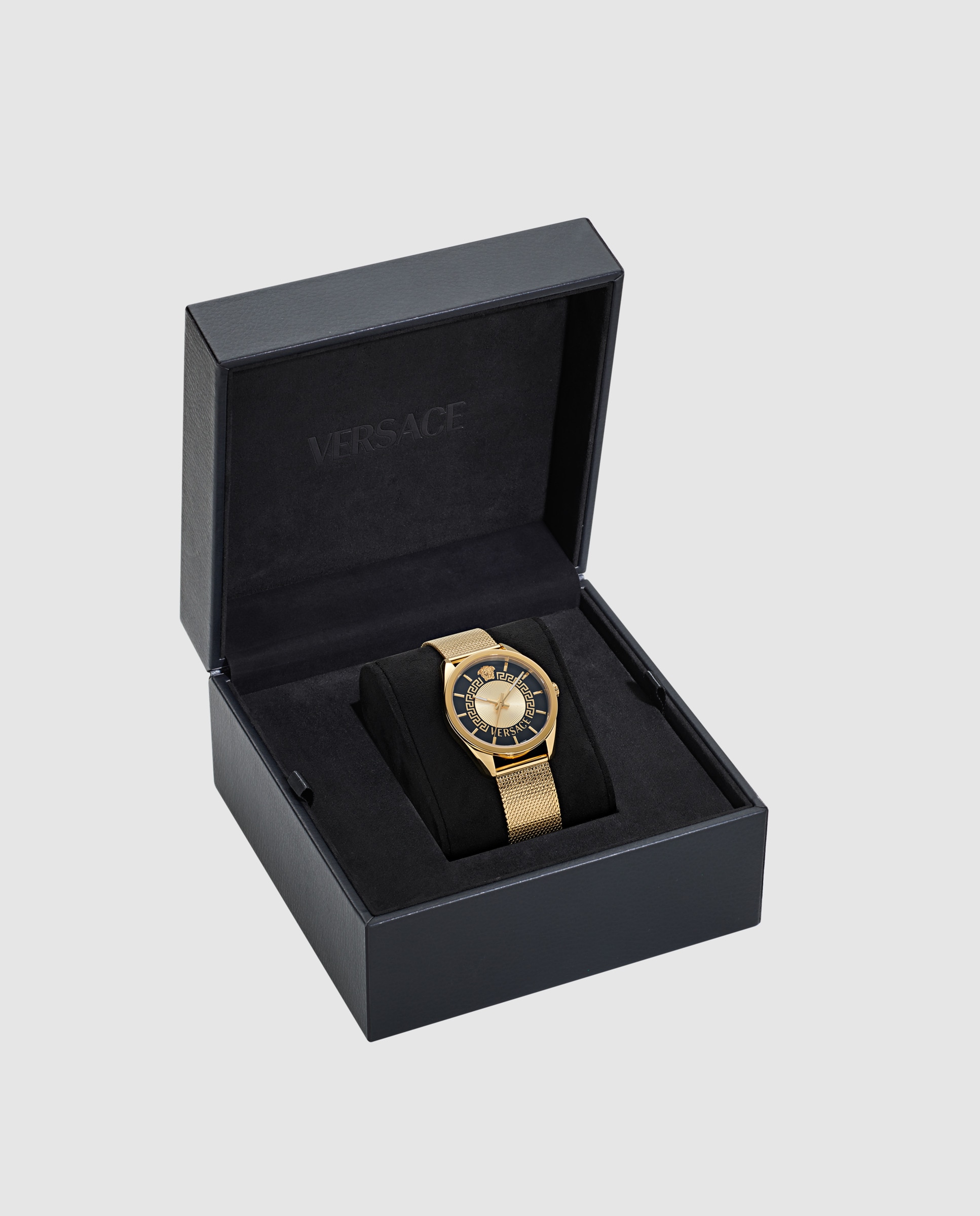 Reloj de mujer New v-circle VE8A00424 de acero y correa dorada - Versace - Oro Oro-5