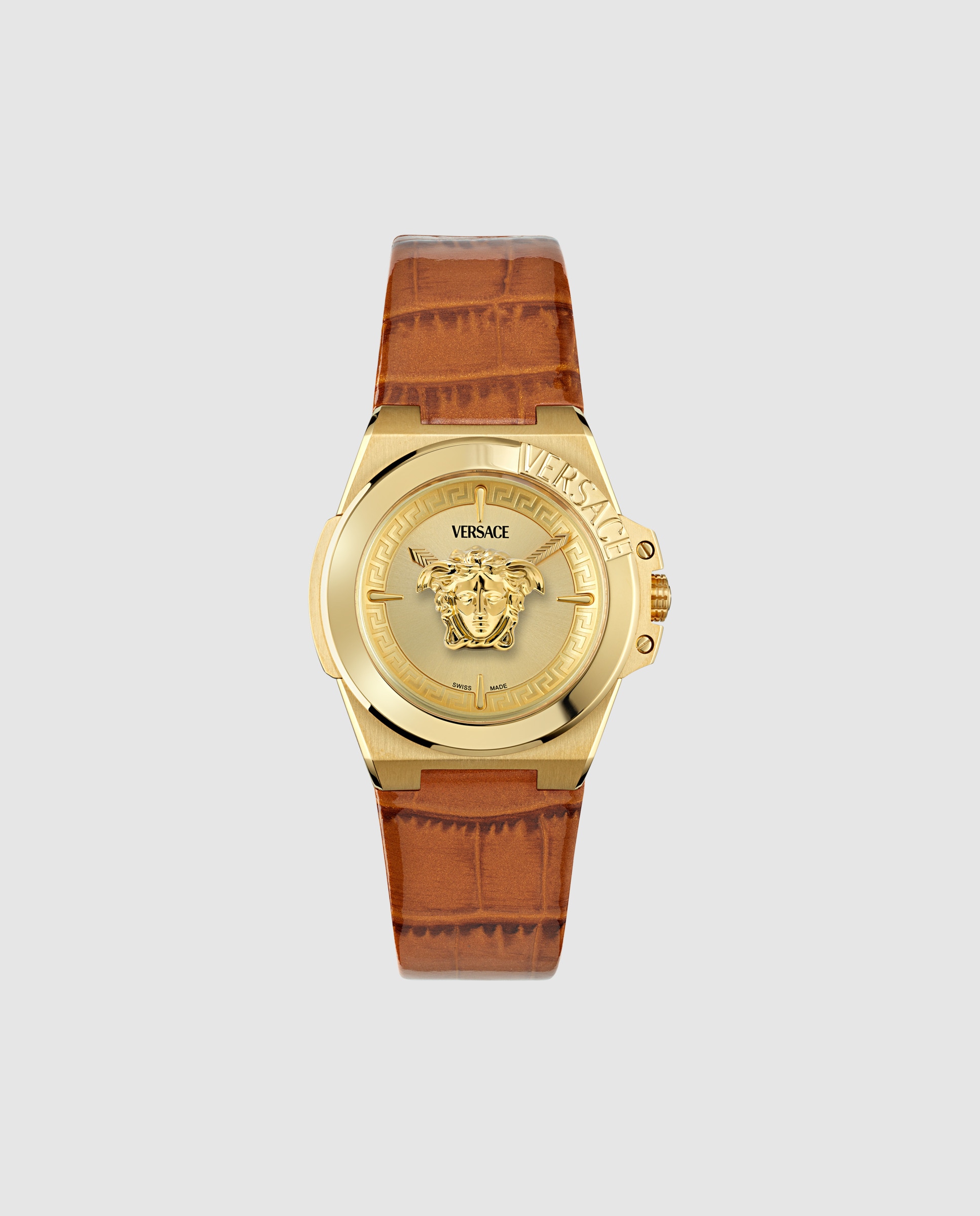 Relógio Hera Ve8d00224 de Pele e Bracelete Castanho-1