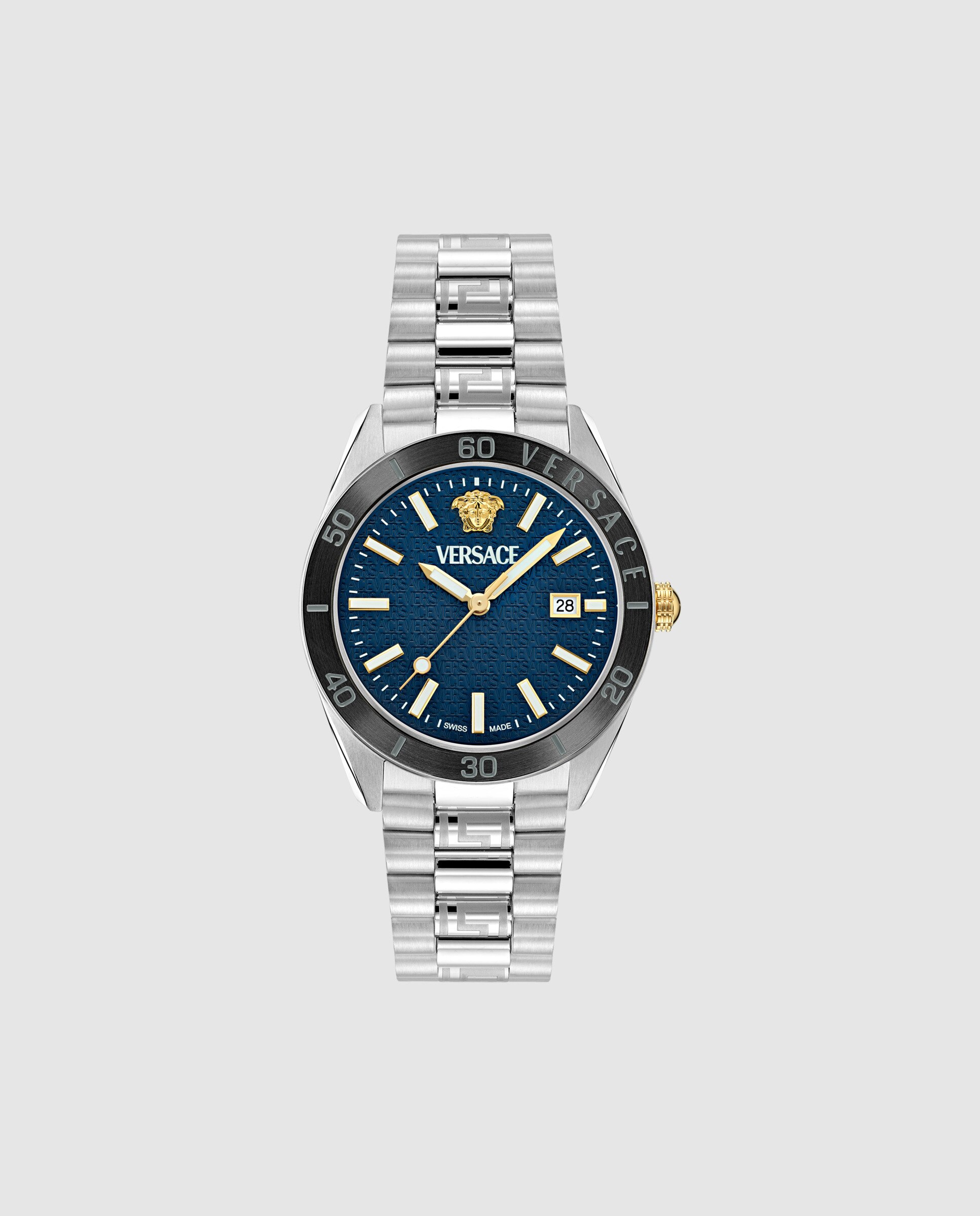 Imagen 0 de Reloj de hombre timeless v dome ve8e00324 de acero y correa plateada/gris Plata