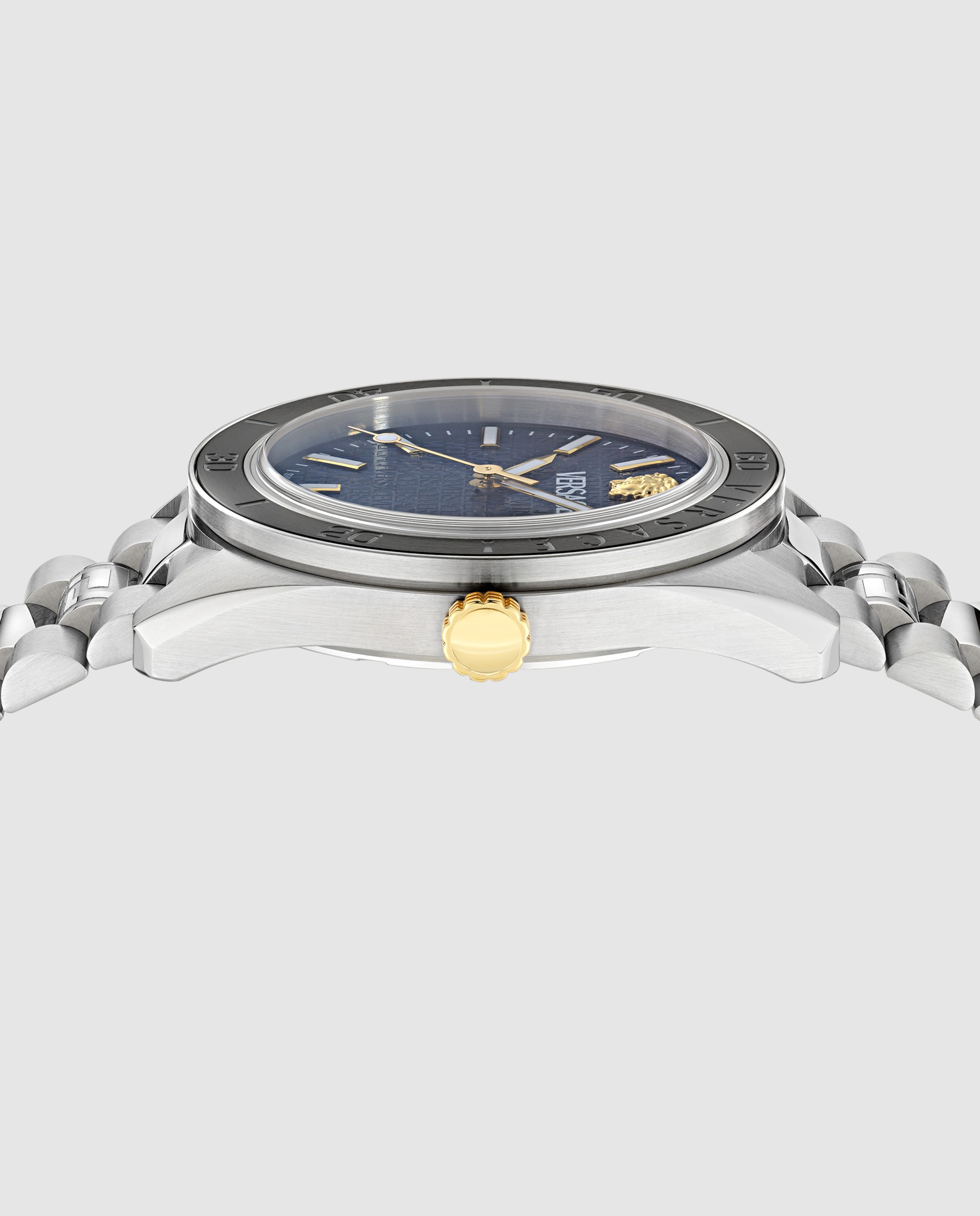 Reloj de hombre timeless v dome ve8e00324 de acero y correa plateada/gris - Versace - Plata Plata-2