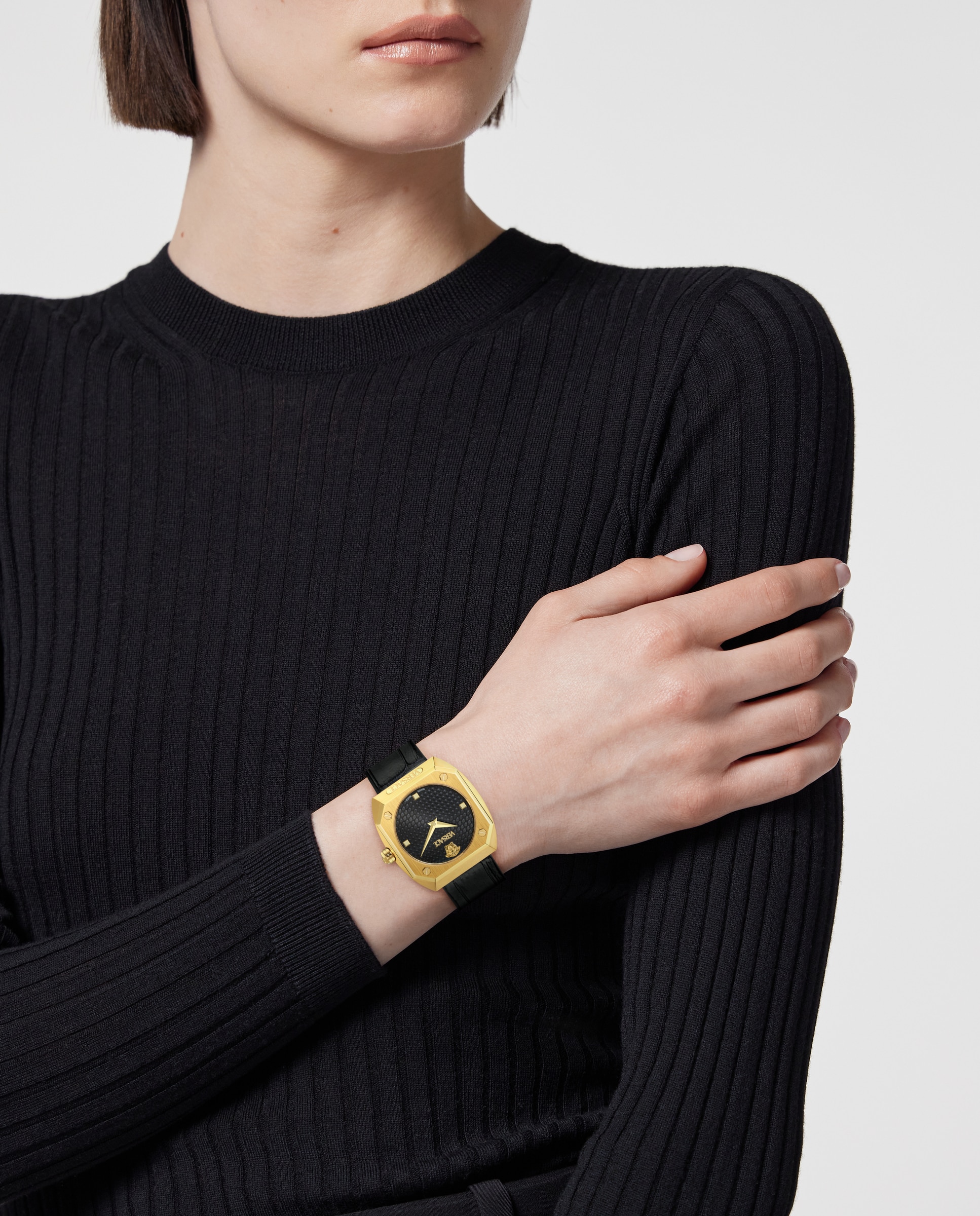 Reloj de mujer Antares lady VE9E00224 de piel y correa negra - Versace - Negro Negro-4