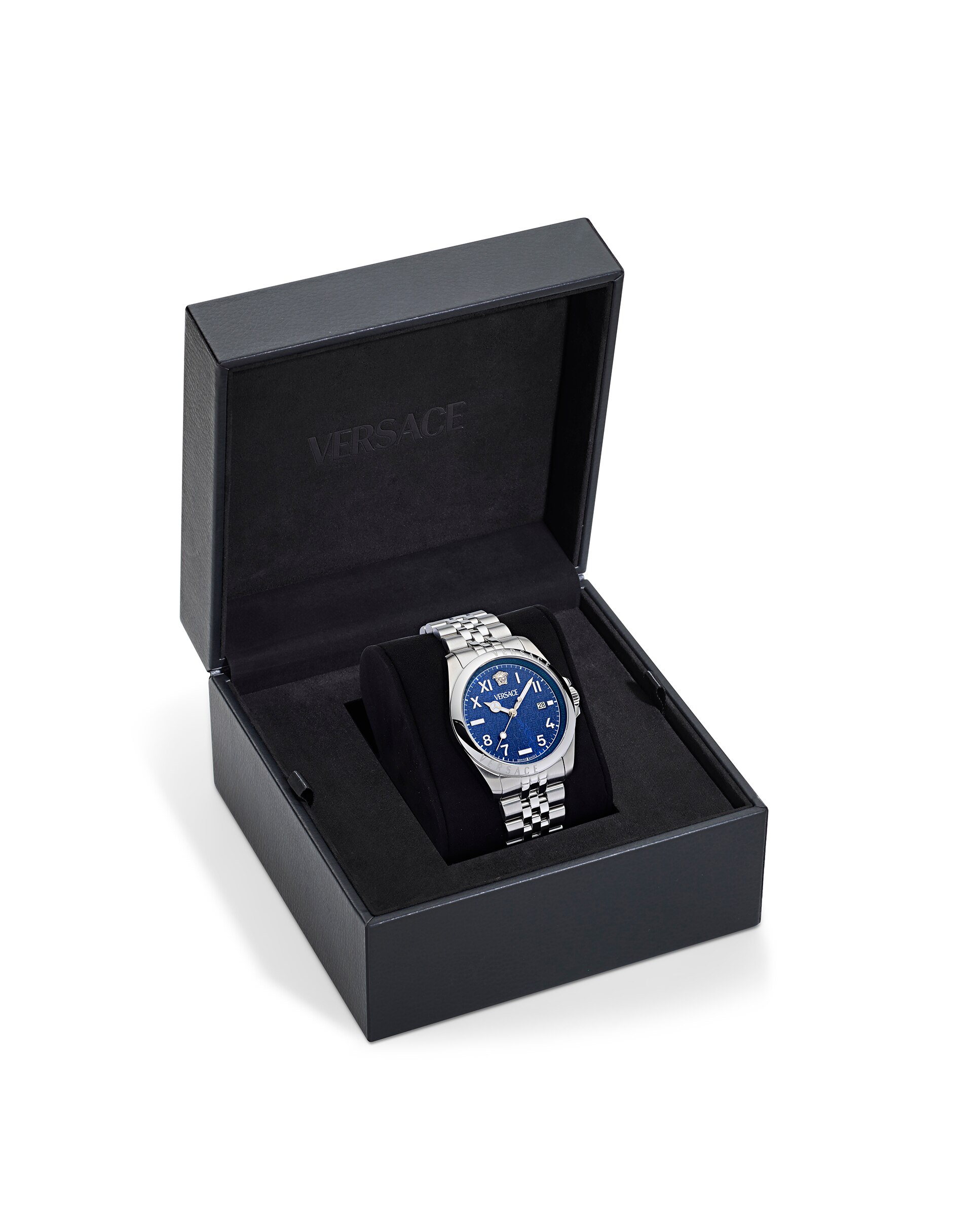 Reloj de hombre Anteo VE9H00324 de acero y correa plateada/gris - Versace - Plata Plata-3