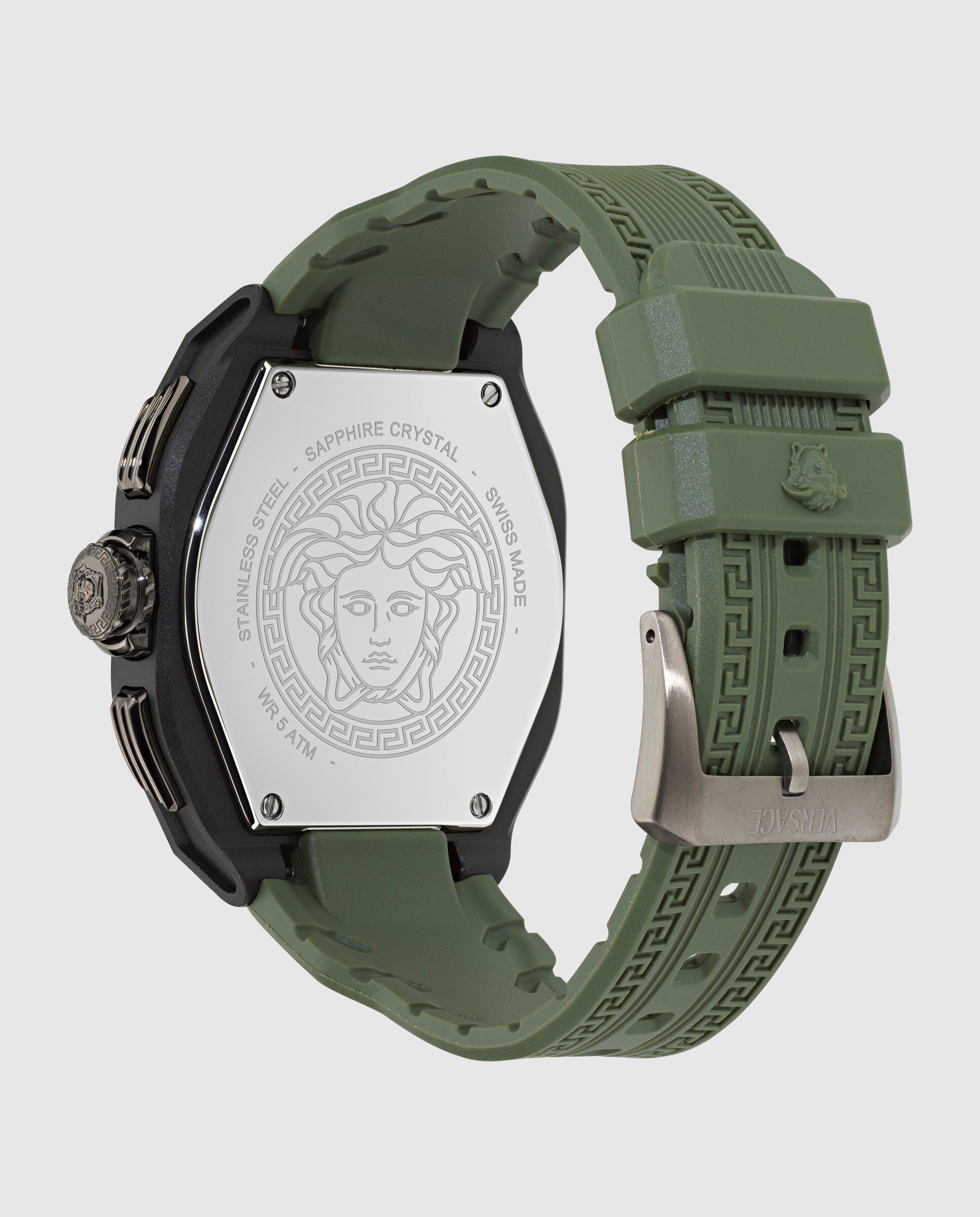 Reloj de hombre v-legend chr ve9l00324 de poliuretano y correa - Versace - Verde Verde-3
