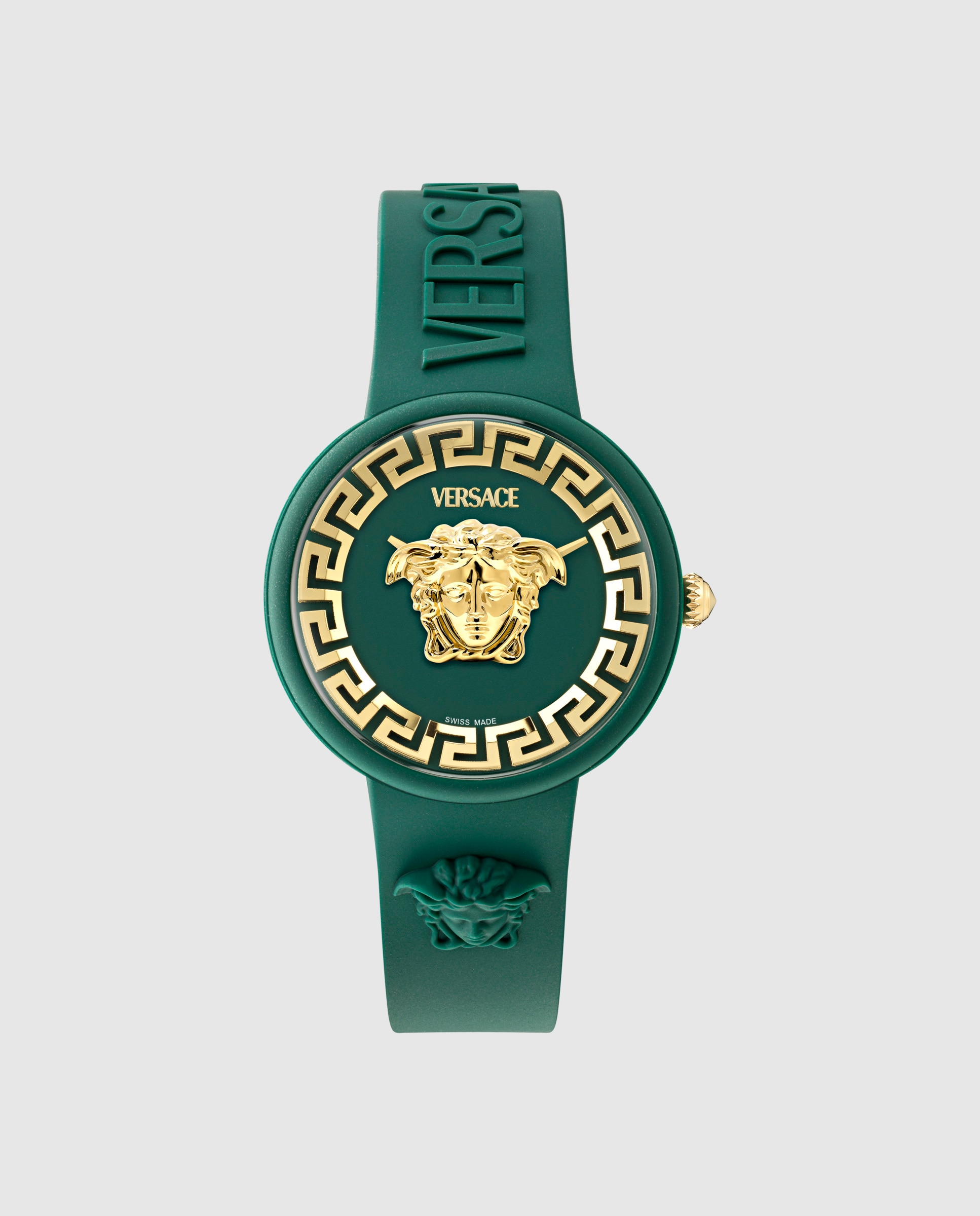 Reloj unisex Medusa pop VE8J00424 de silicona y correa - Versace - Verde Verde-1