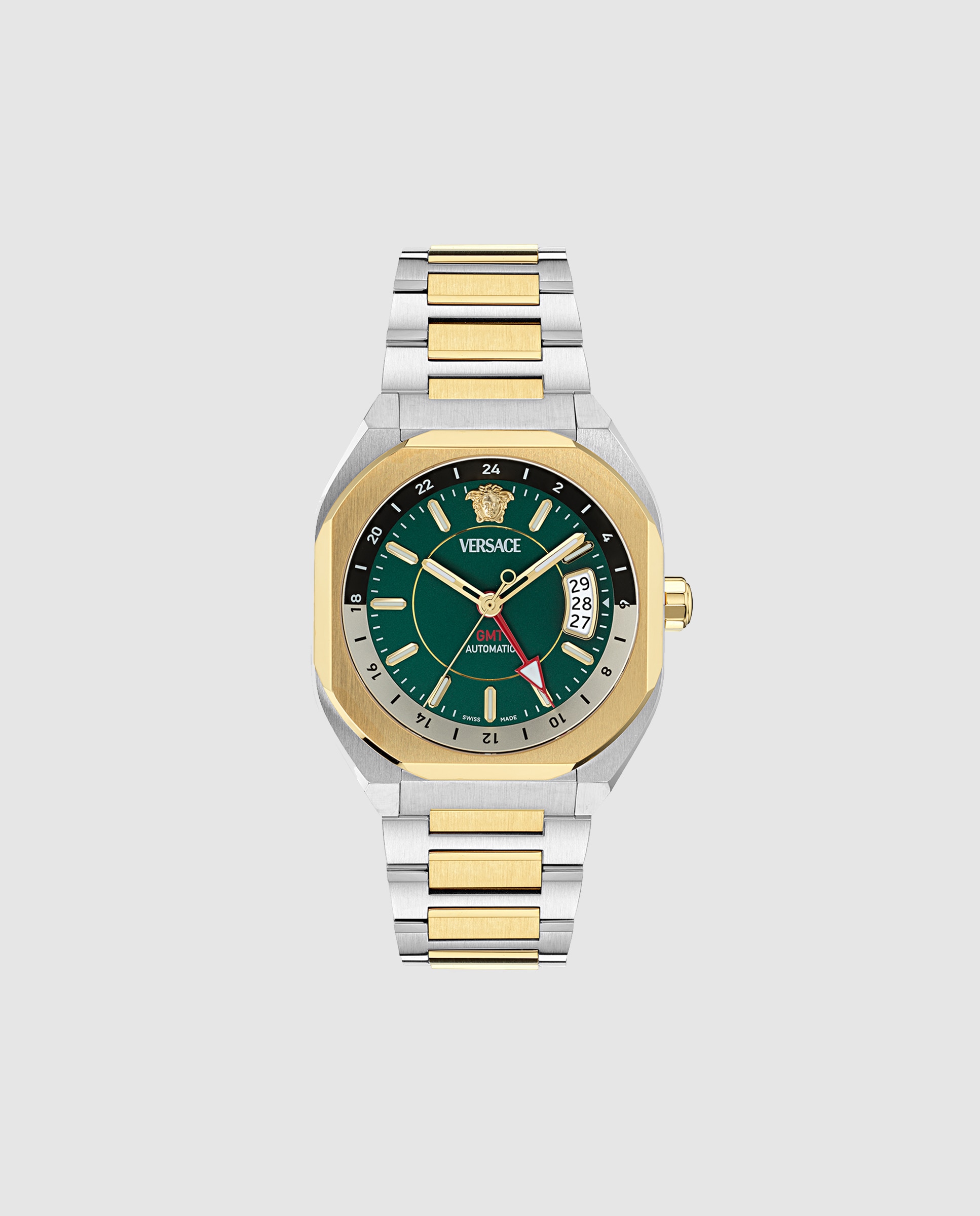 Reloj de hombre v contempo gmt ve0i00325 automático de acero - Versace - Plata Plata-1
