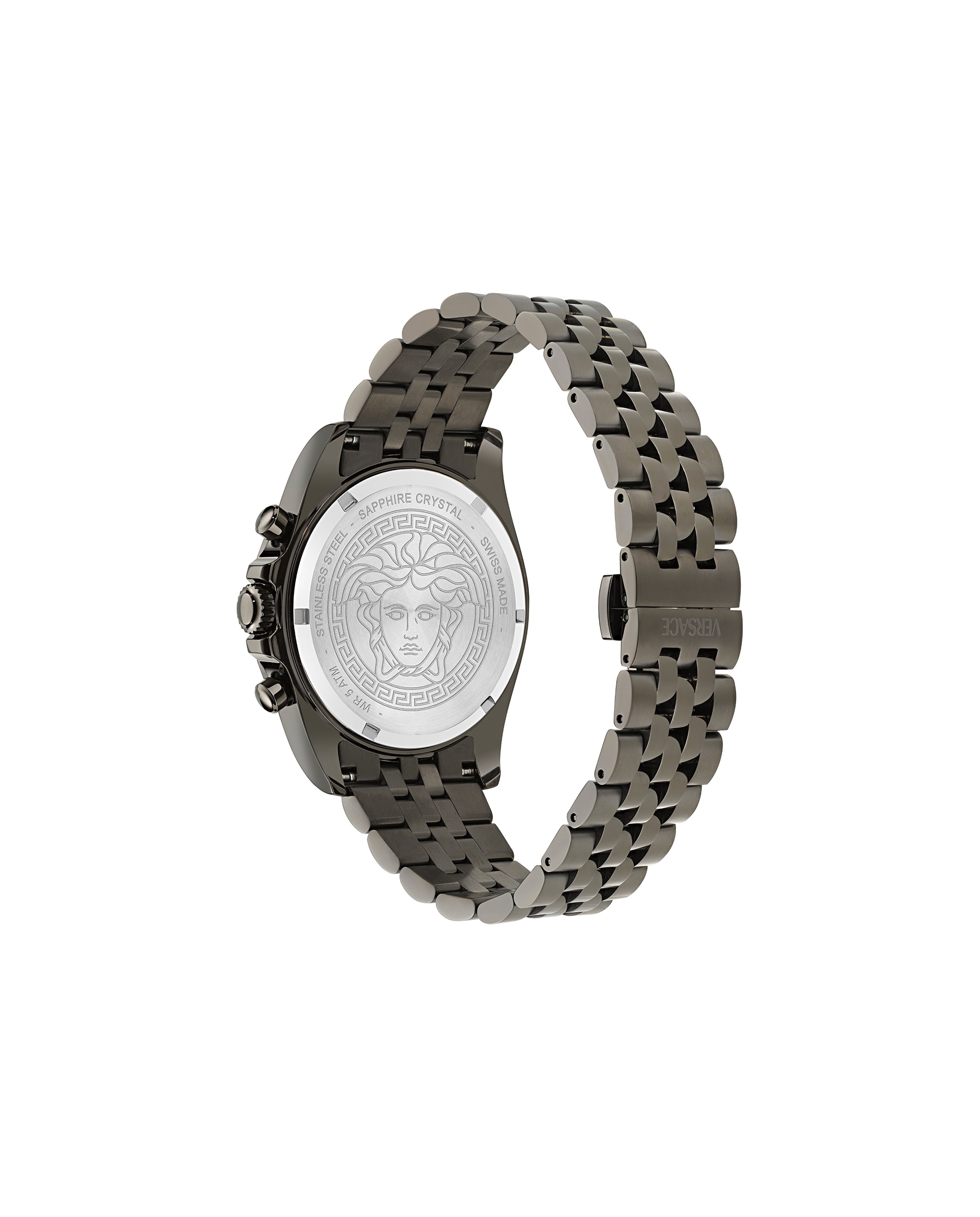 Reloj de hombre Greca chrono wave VE0H00625 de acero y correa gris
