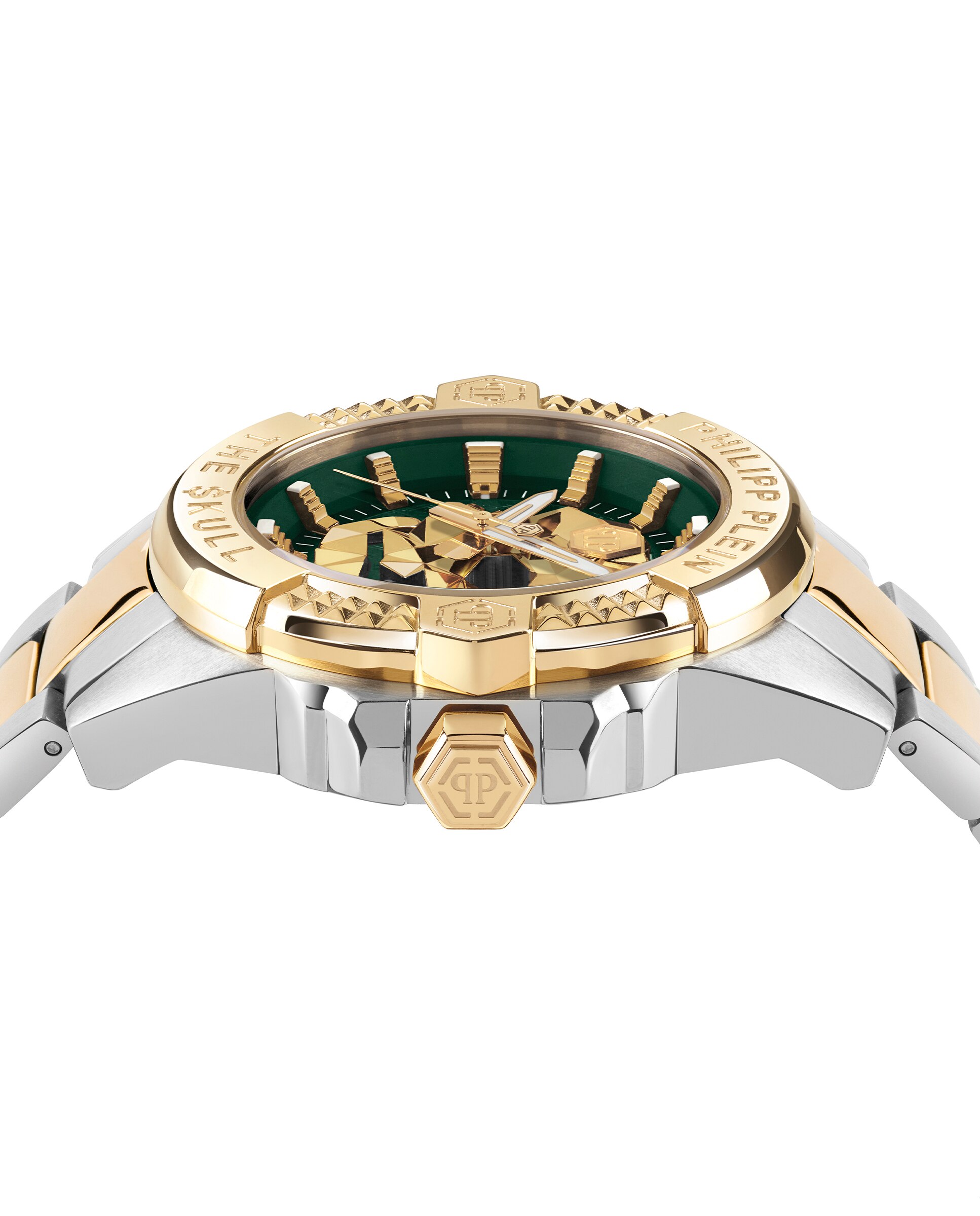 Reloj de hombre the $kull pwaaa2825 de acero y correa plateada/gris - Philipp Plein - Plata Plata-3