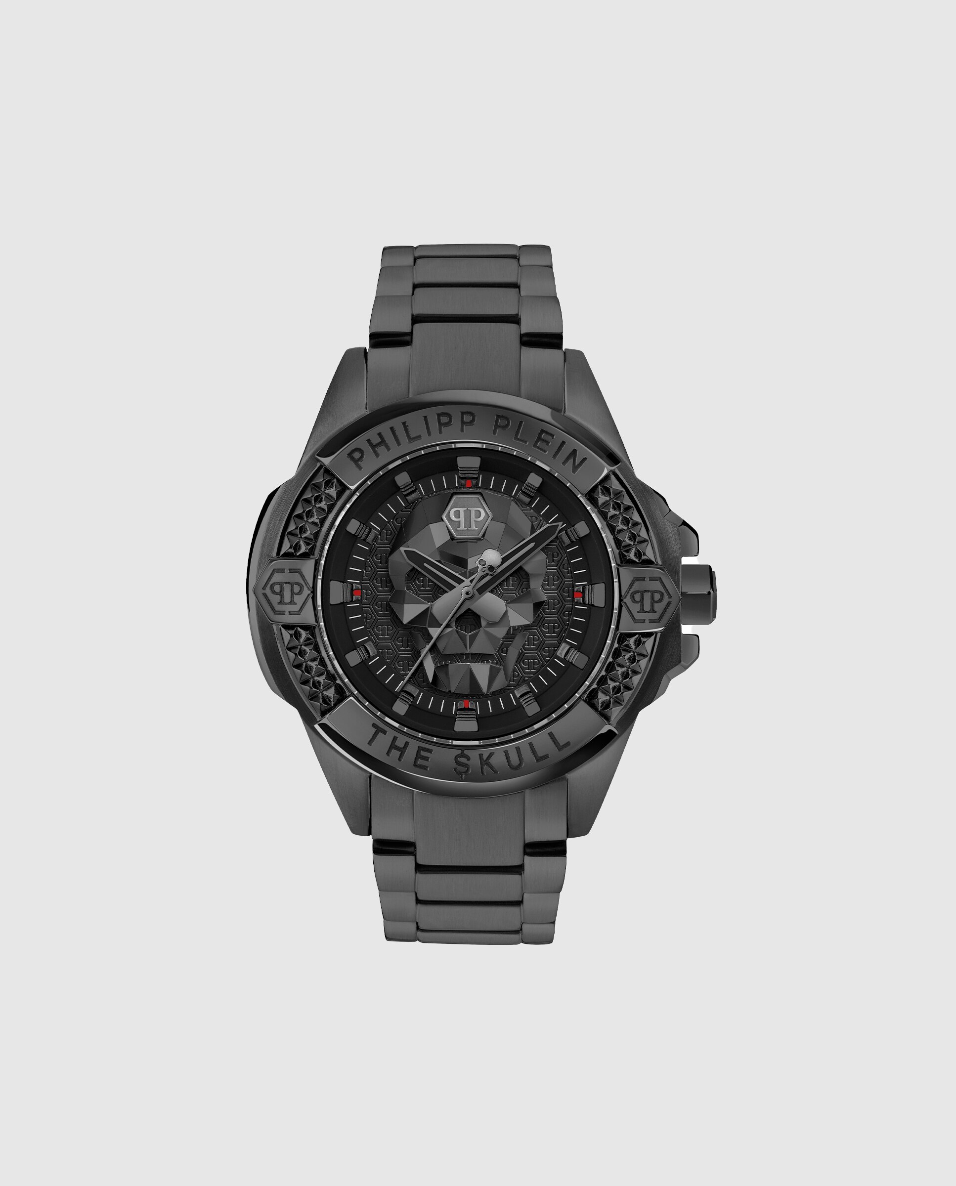 Imagen 0 de Reloj de hombre the $kull pwaaa3025 de acero y correa negra Negro