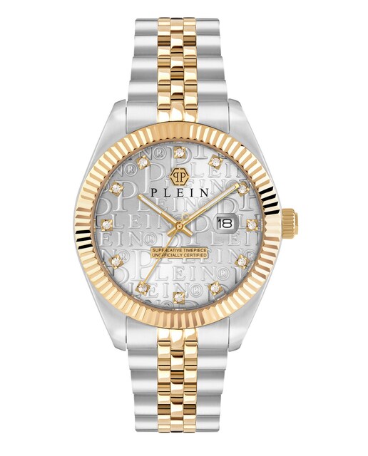 Imagen 0 de Reloj de hombre New date superlative PWMFA0425 de acero y correa plateada