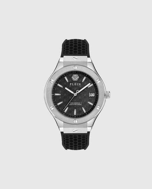 Imagen 0 de Reloj de hombre New gent line PWUFA0125 de silicona y correa negra
