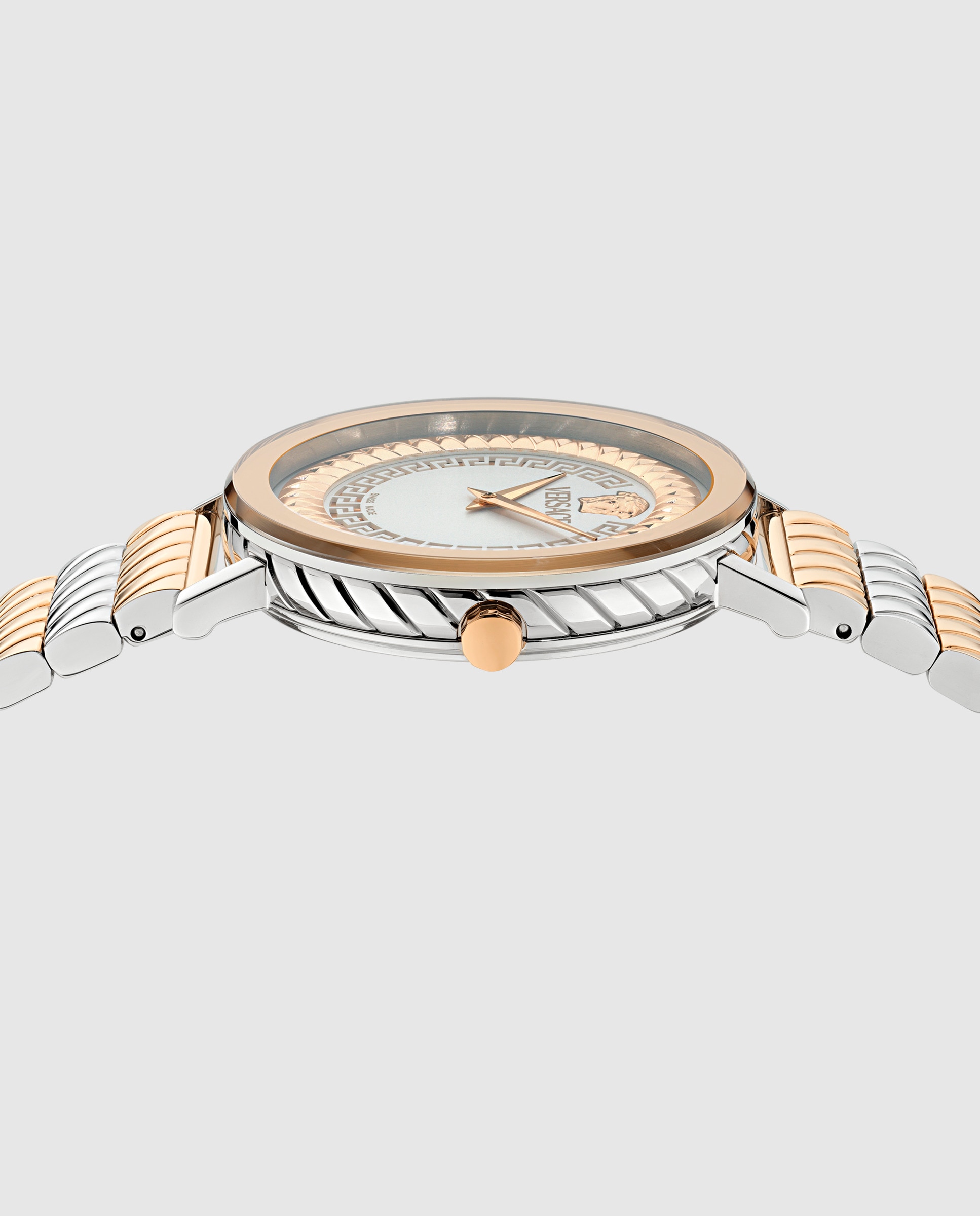 Reloj de mujer delphinus ve0o00325 de acero y correa plateada/gris - Versace - Plata Plata-2