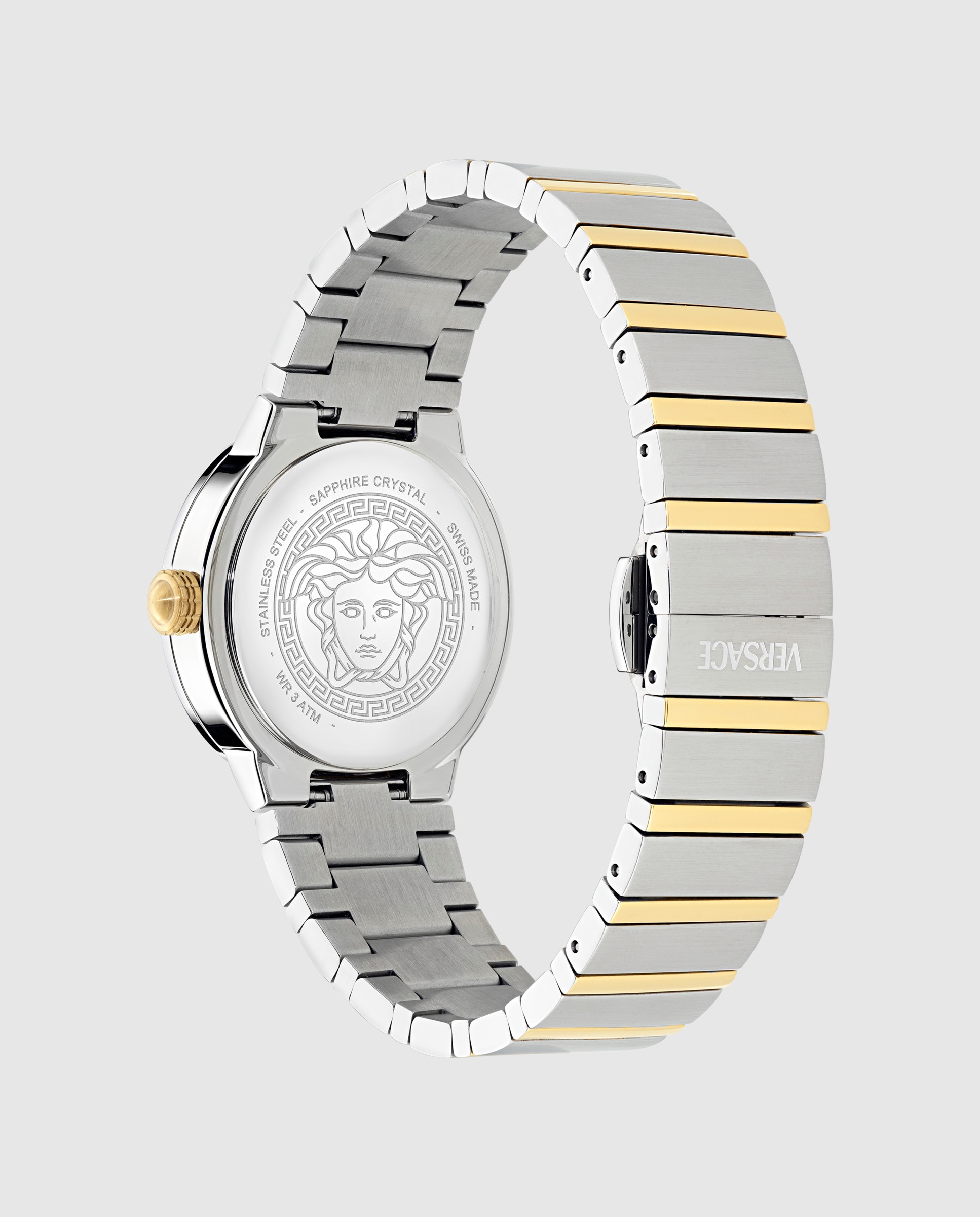 Reloj de mujer greca logo pearl ve0s00325 de acero y correa plateada/gris - Versace - Plata Plata-3