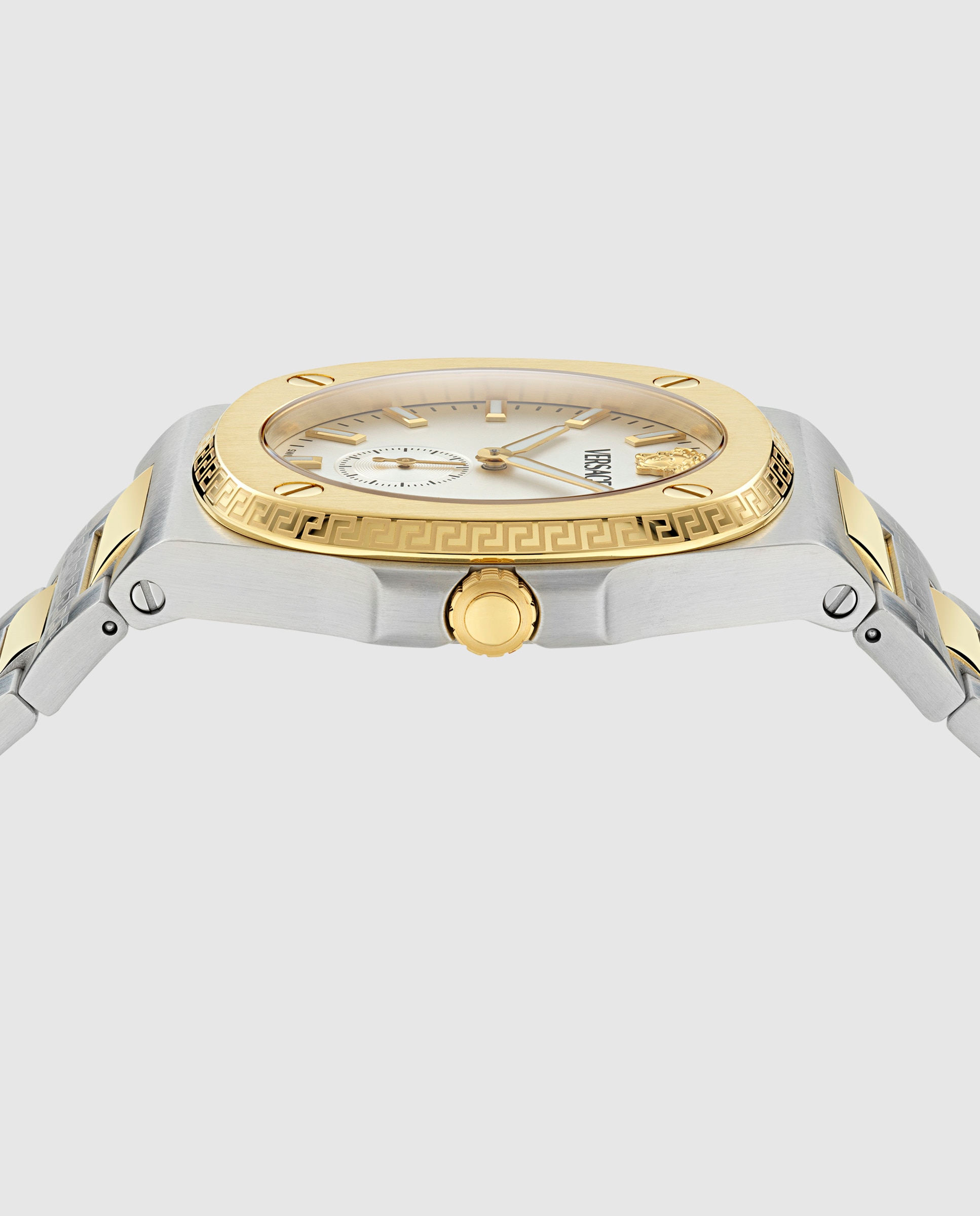 Reloj de hombre tolomeo ve0v00325 de acero y correa plateada/gris - Versace - Plata Plata-2