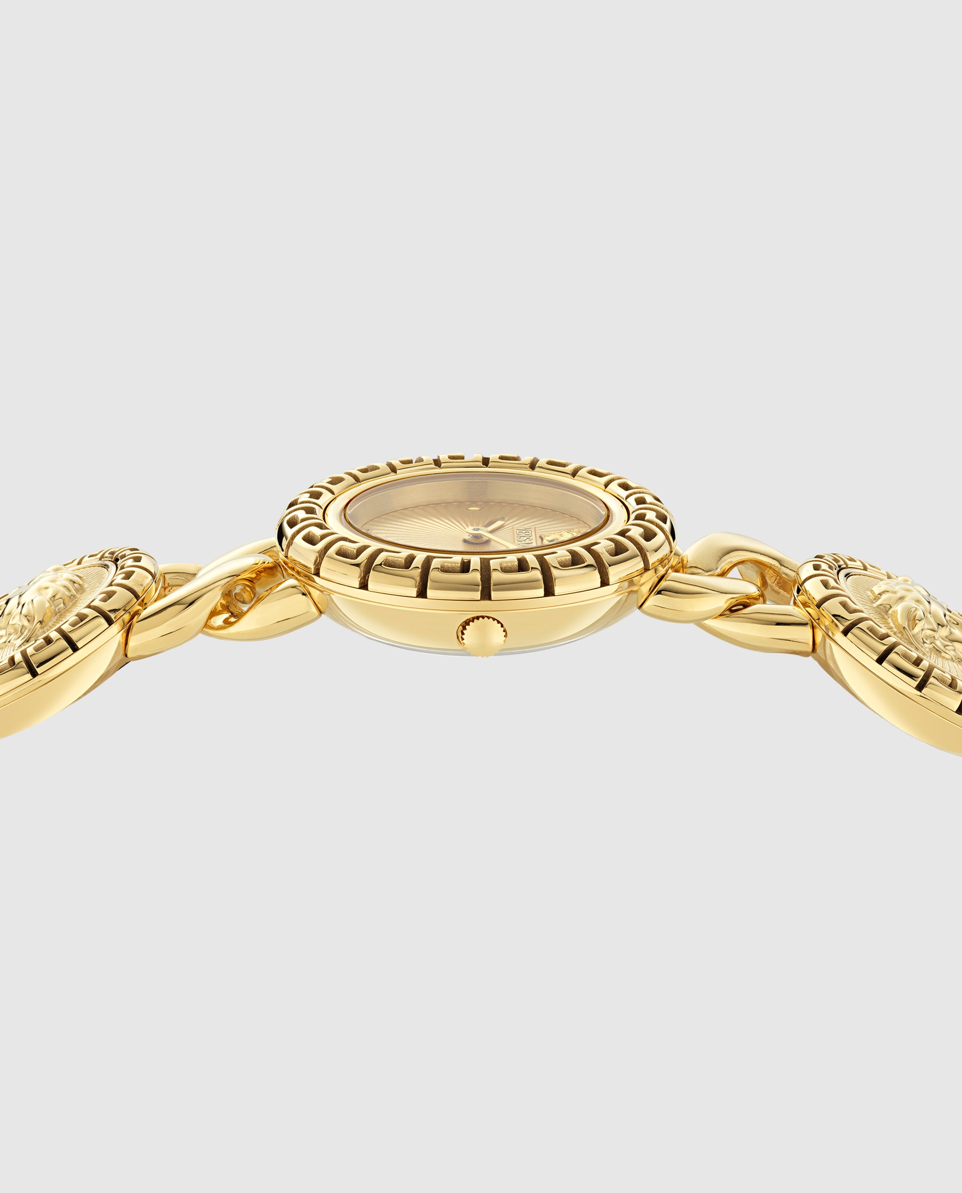 Reloj de mujer la greca stud icon ve0q00425 de acero y correa dorada - Versace - Oro Oro-2