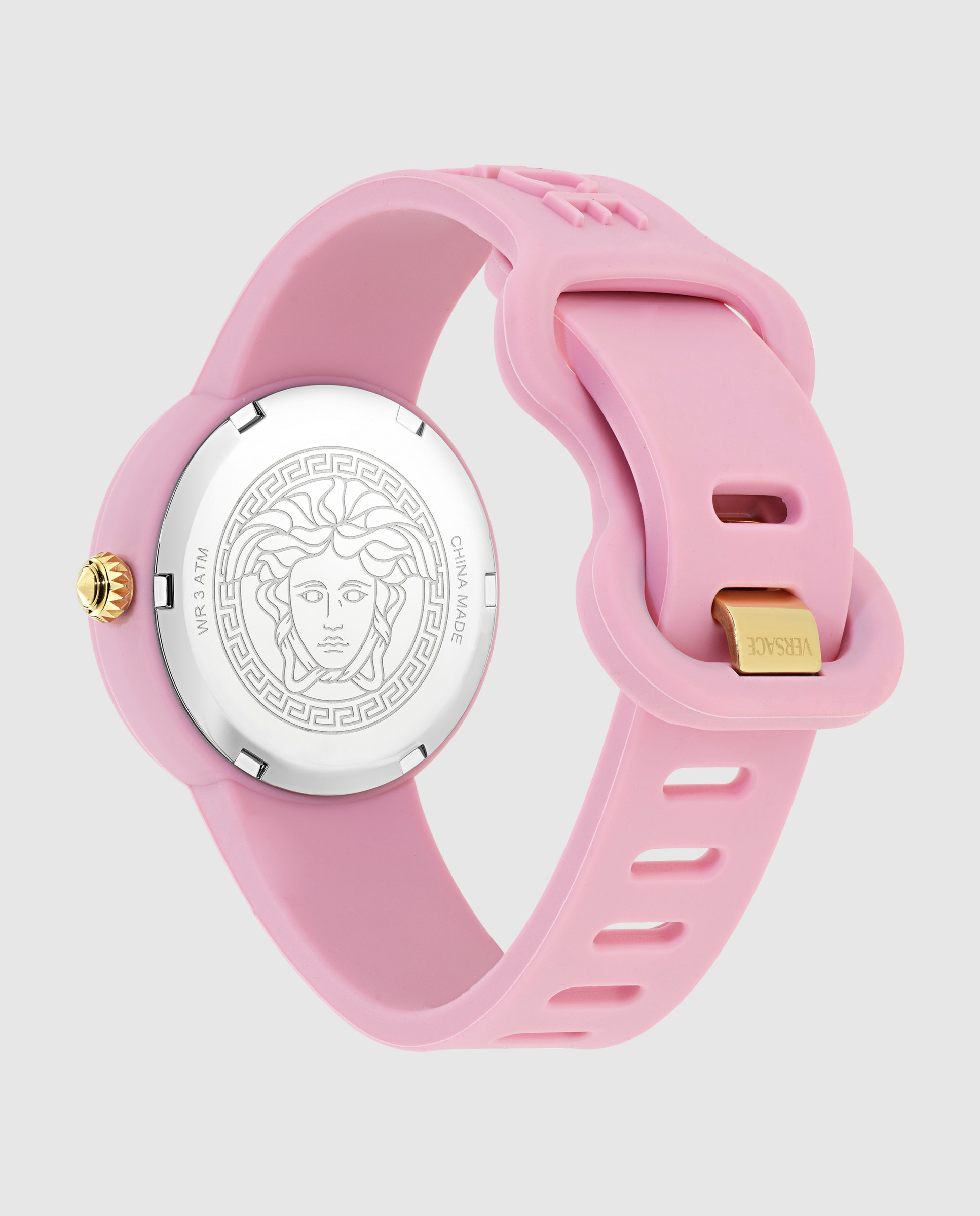 Reloj de niña medusa pop kids ve9200325 de silicona y correa - Versace - Rosa Rosa-3