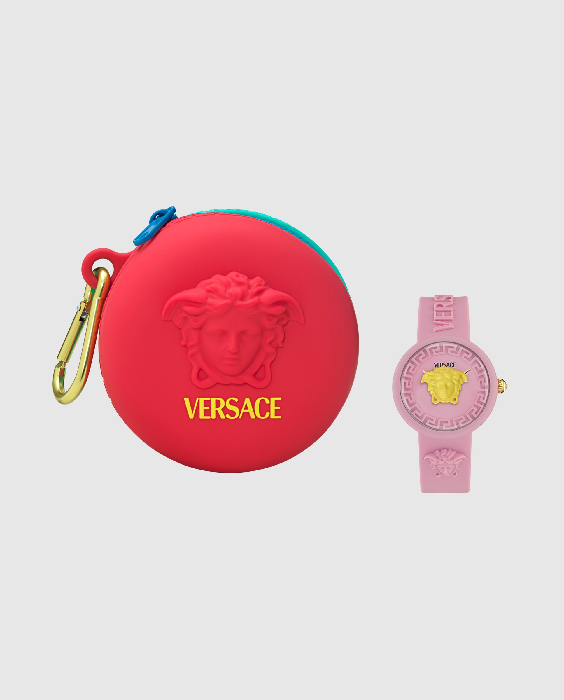 Reloj de niña medusa pop kids ve9200325 de silicona y correa - Versace - Rosa Rosa-4