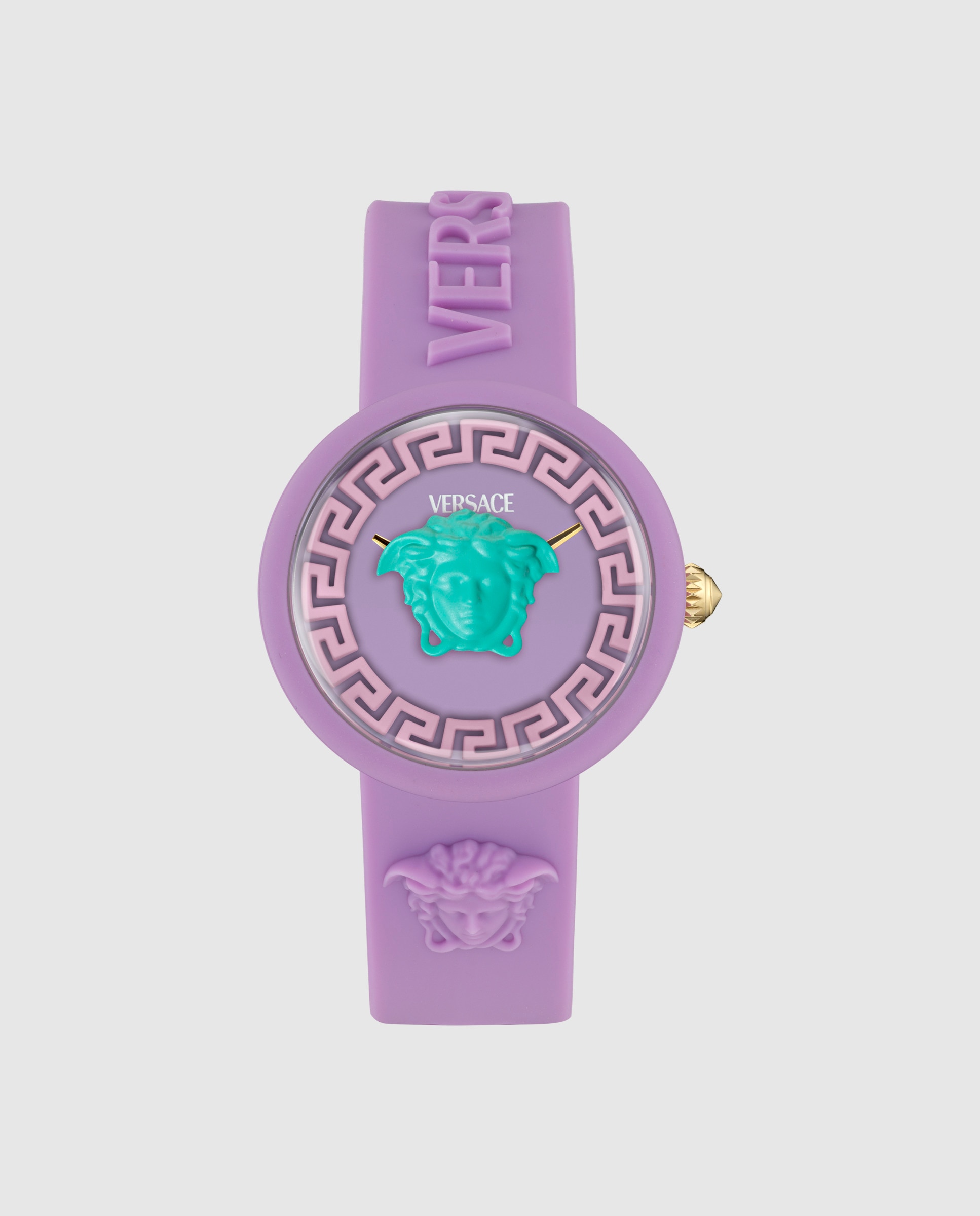 Reloj infantil medusa pop kids ve9200525 de silicona y correa lila - Versace - Morado Morado-1