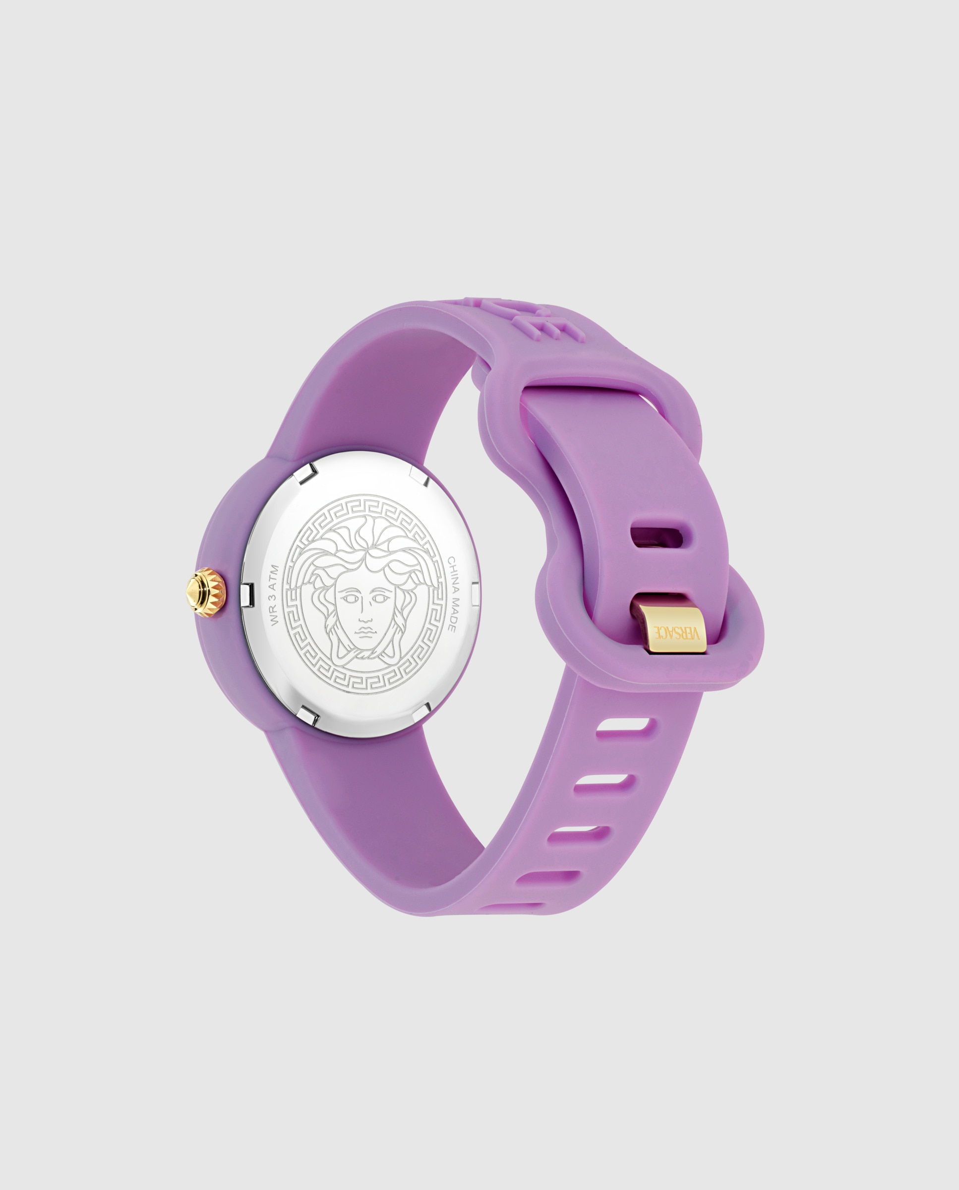 Reloj infantil medusa pop kids ve9200525 de silicona y correa lila - Versace - Morado Morado-3