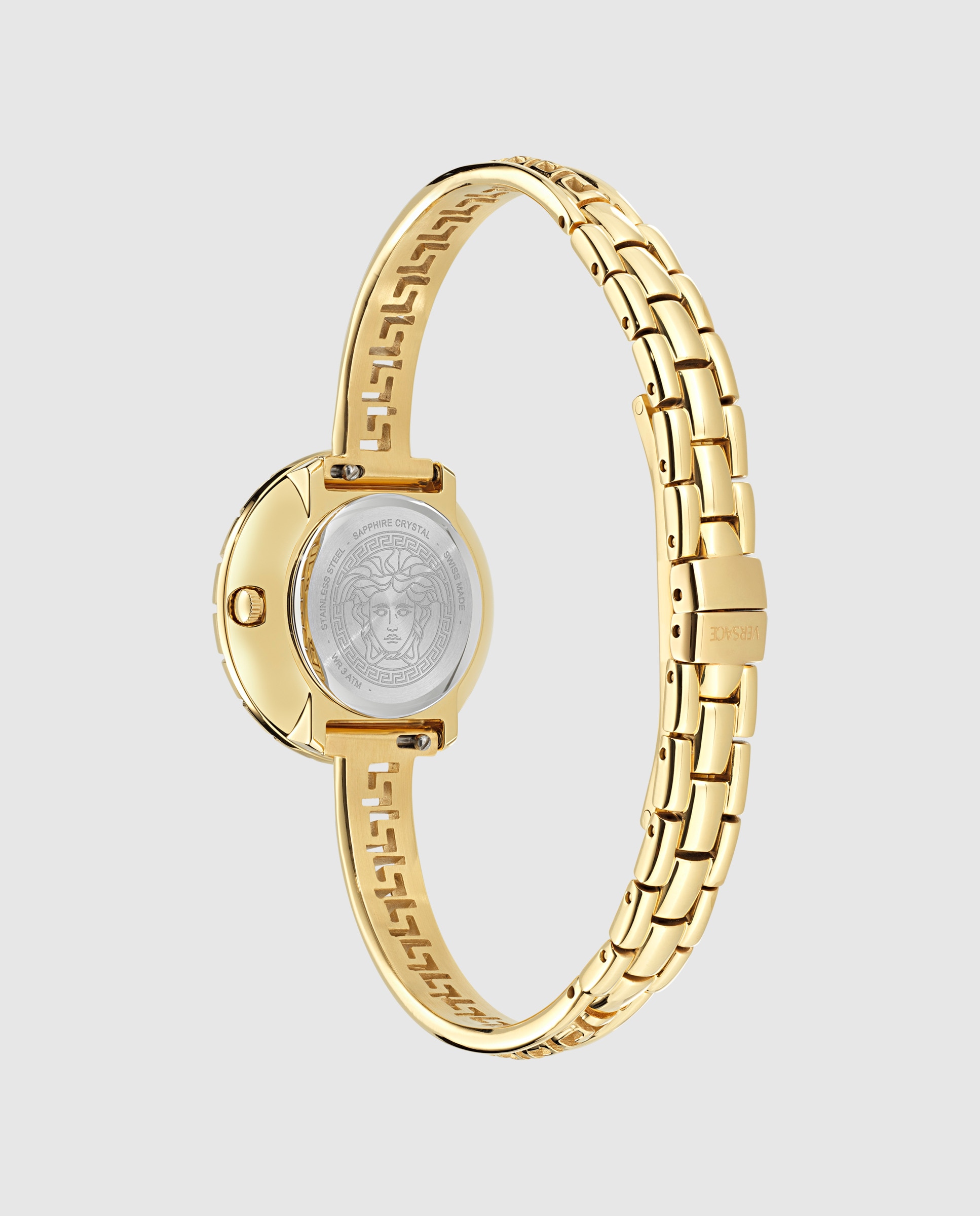 Reloj de mujer greca pendant precious vekna0225 de acero y correa dorada - Versace - Oro Oro-3