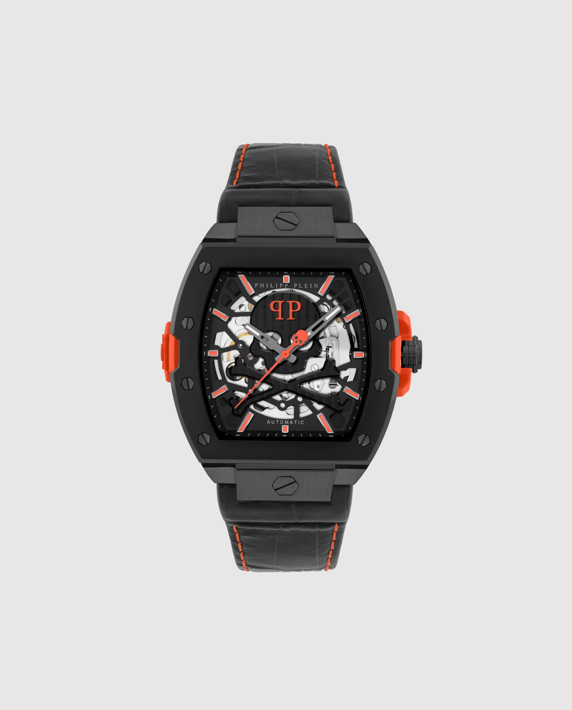 Imagen 0 de Reloj de hombre the skeleton 2 0 pwjfa1326 automático de piel y correa negra Negro