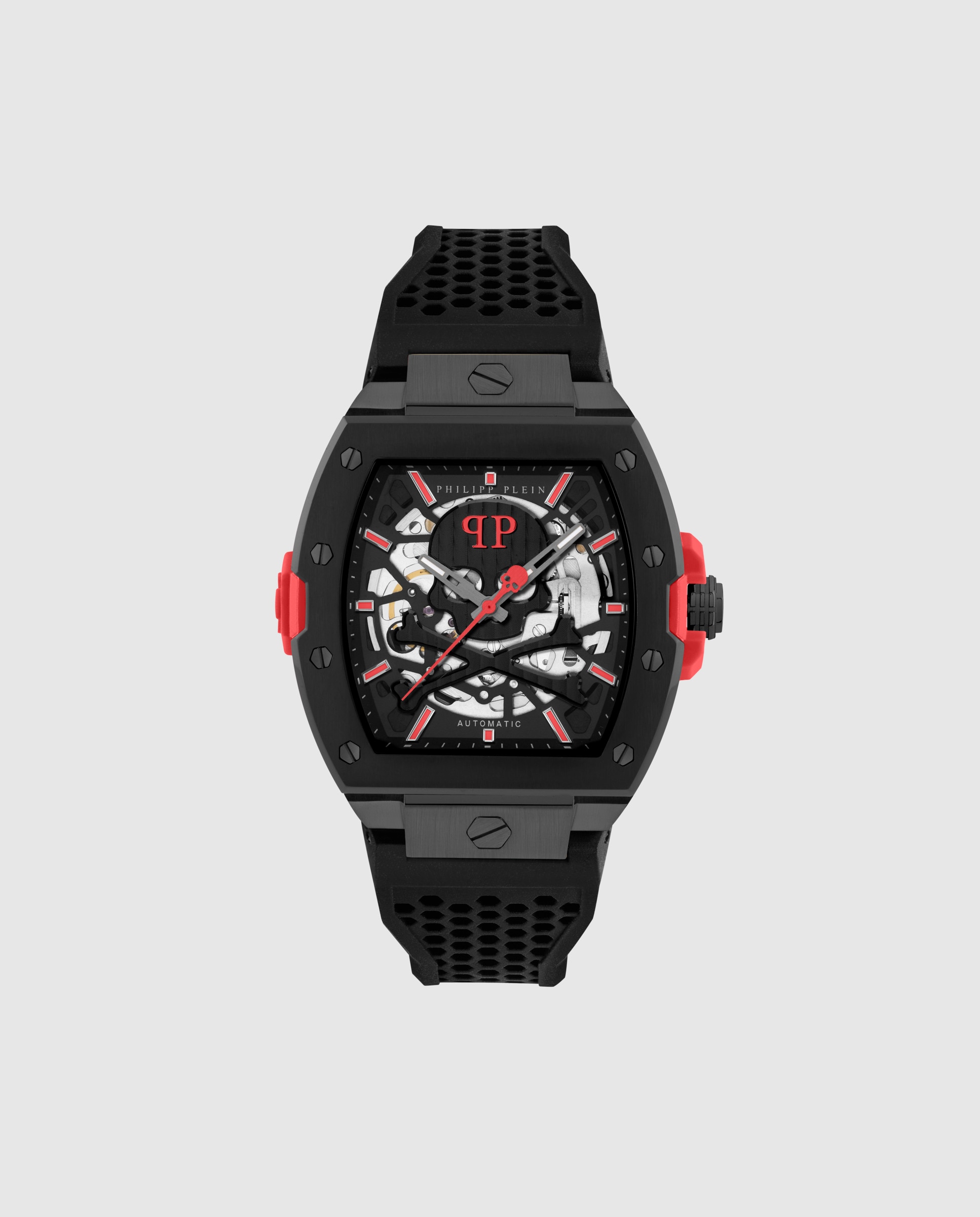 Imagen 0 de Reloj de hombre the skeleton 2 0 pwjfa1626 automático de piel y correa negra Negro