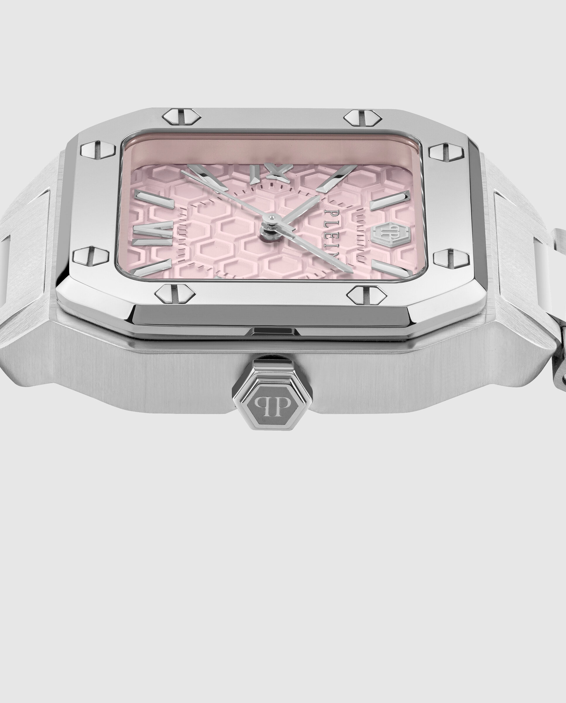 Reloj de mujer plein edge pwzga0126 de acero y correa plateada - Philipp Plein - Plata Plata-2