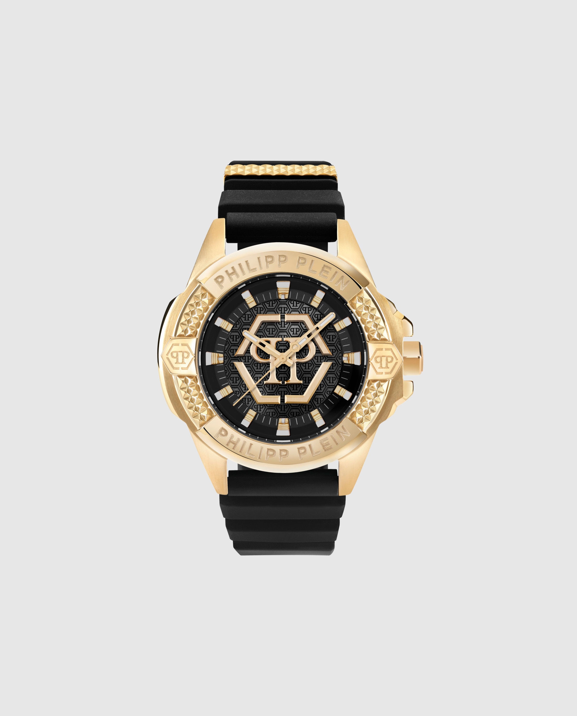 Imagen 0 de Reloj de hombre plein majesty pwbha0226 de silicona y correa negra Negro