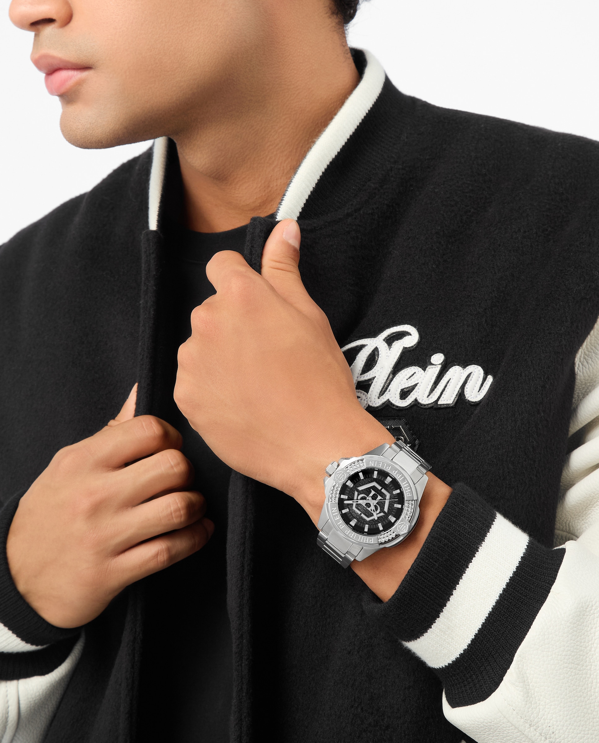 Reloj de hombre plein majesty pwbha0526 de acero y correa de acero - Philipp Plein - Plata Plata-4