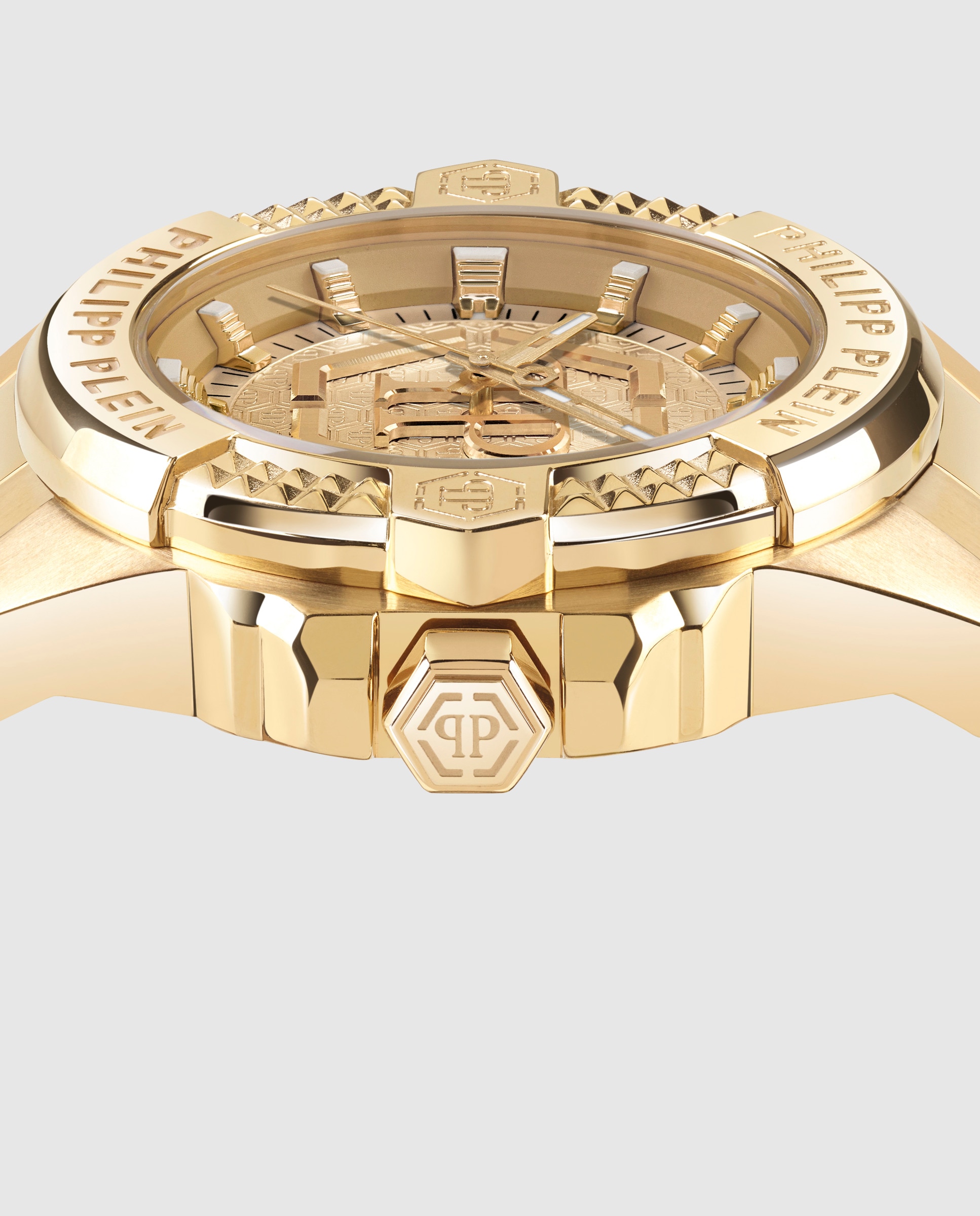 Reloj de hombre plein majesty pwbha0726 de acero y correa dorada - Philipp Plein - Oro Oro-2