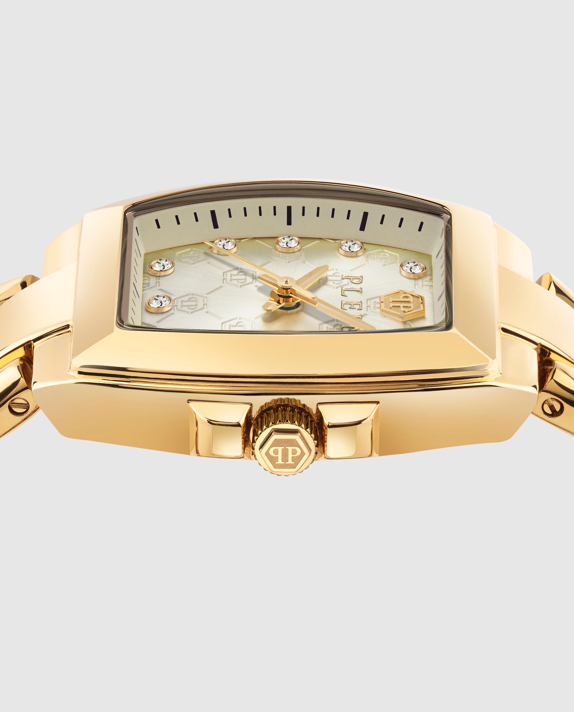 Reloj de mujer plein supreme pwcha0426 de acero y correa dorada - Philipp Plein - Oro Oro-2