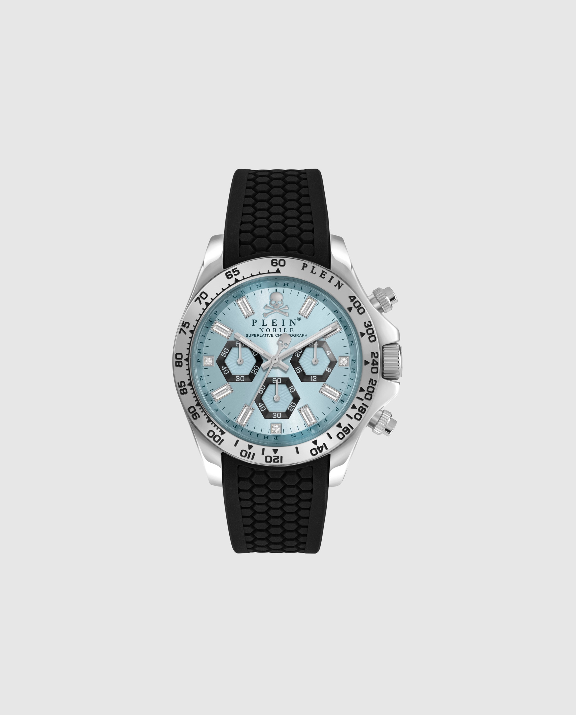 Imagen 0 de Reloj de hombre plein nobile pwgha0126 de silicona y correa negra Negro