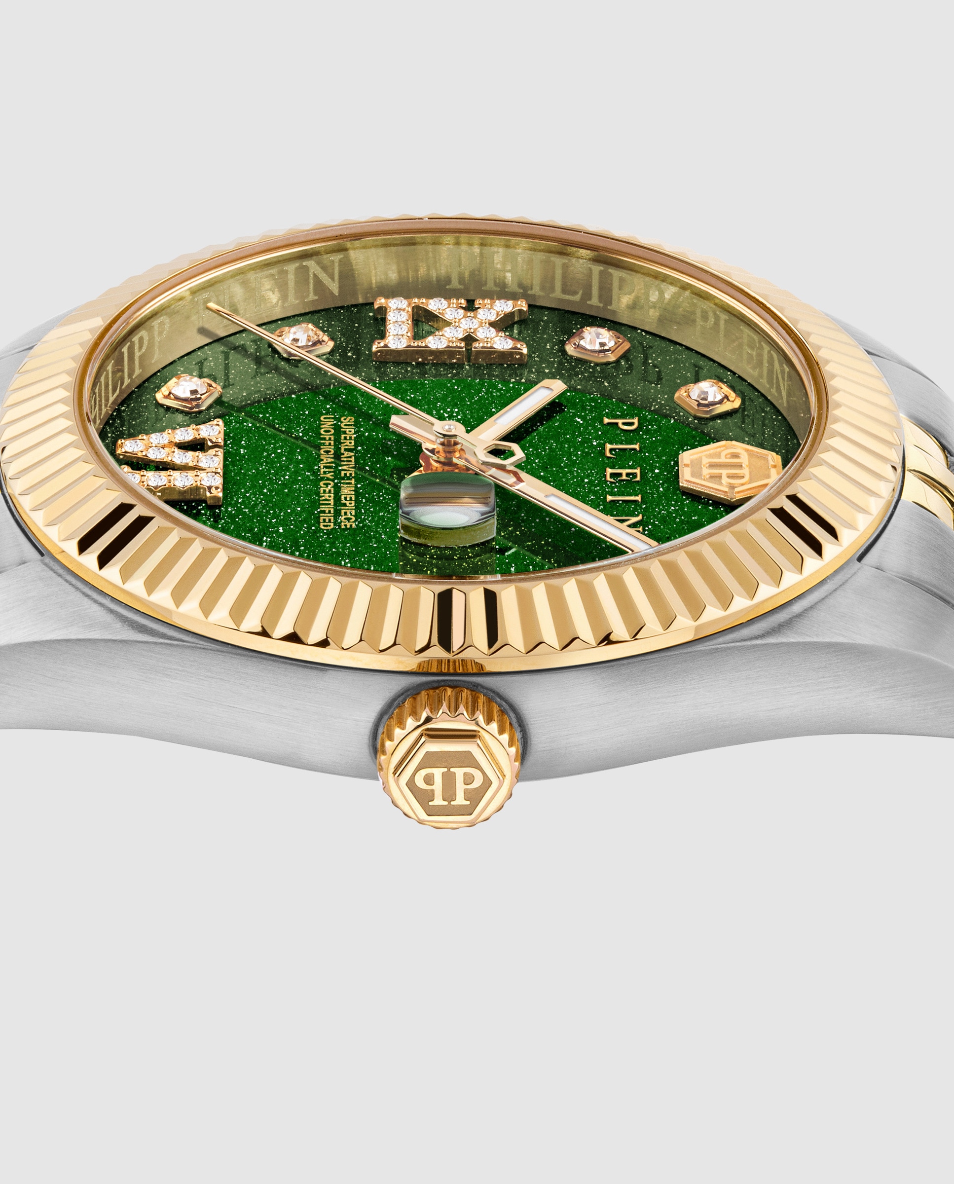 Reloj de mujer date superlative pwyfa1626 de acero y correa plateada - Philipp Plein - Plata Plata-2