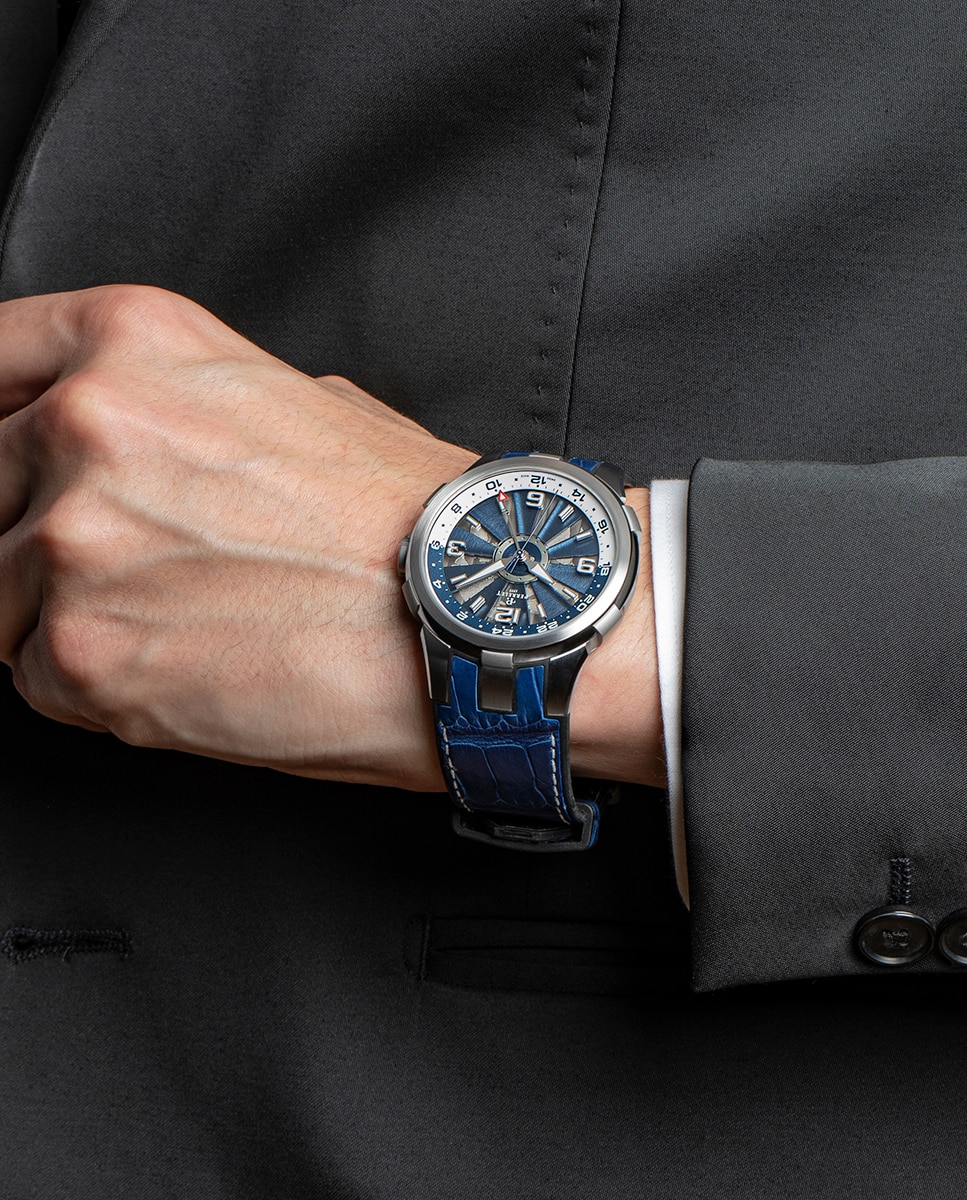 Imagen 5 de Reloj de hombre a1092/2a turbine de piel - Perrelet - Azul Azul