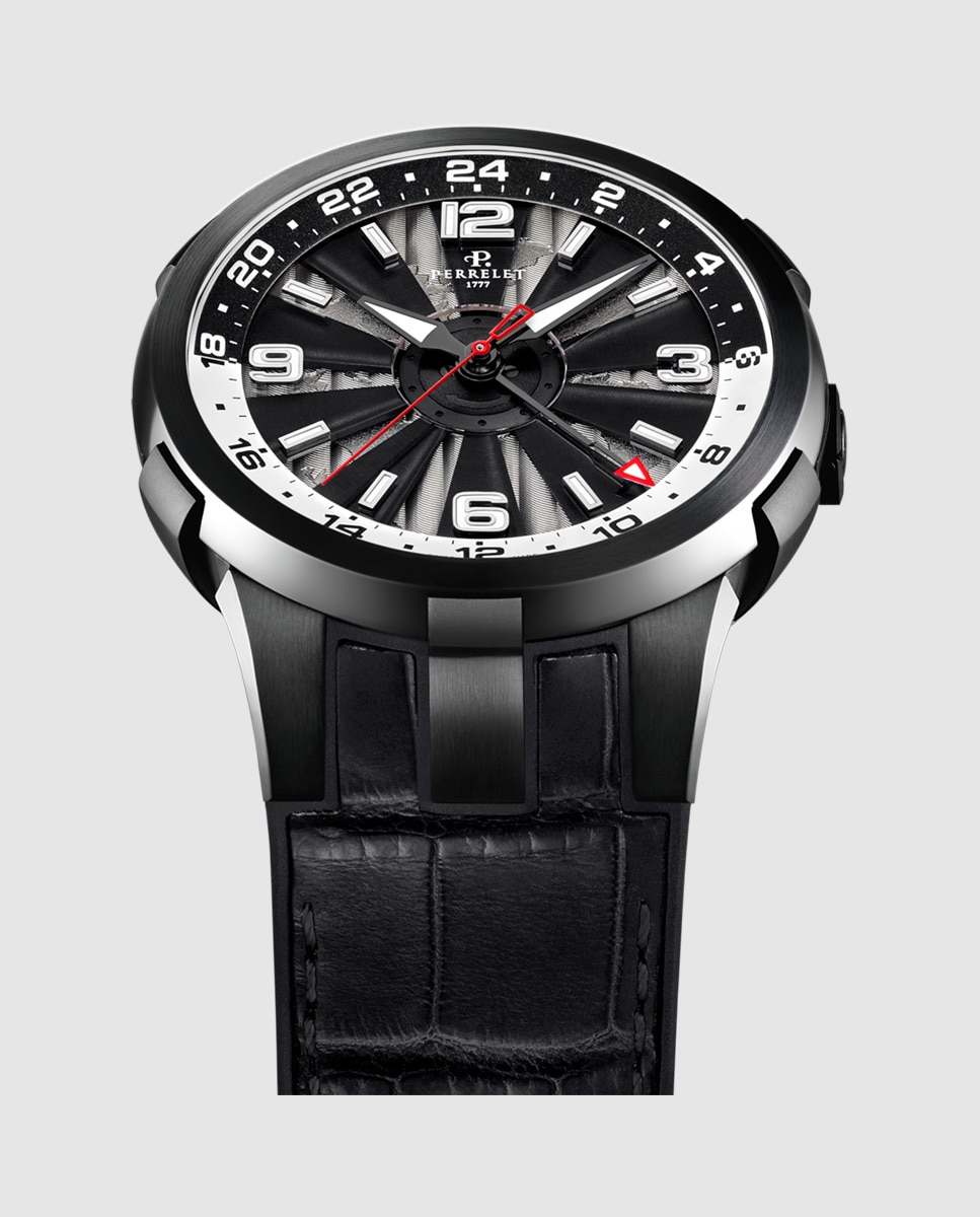 Imagen 3 de Reloj de hombre a1093/2a turbine de piel - Perrelet - Negro Negro