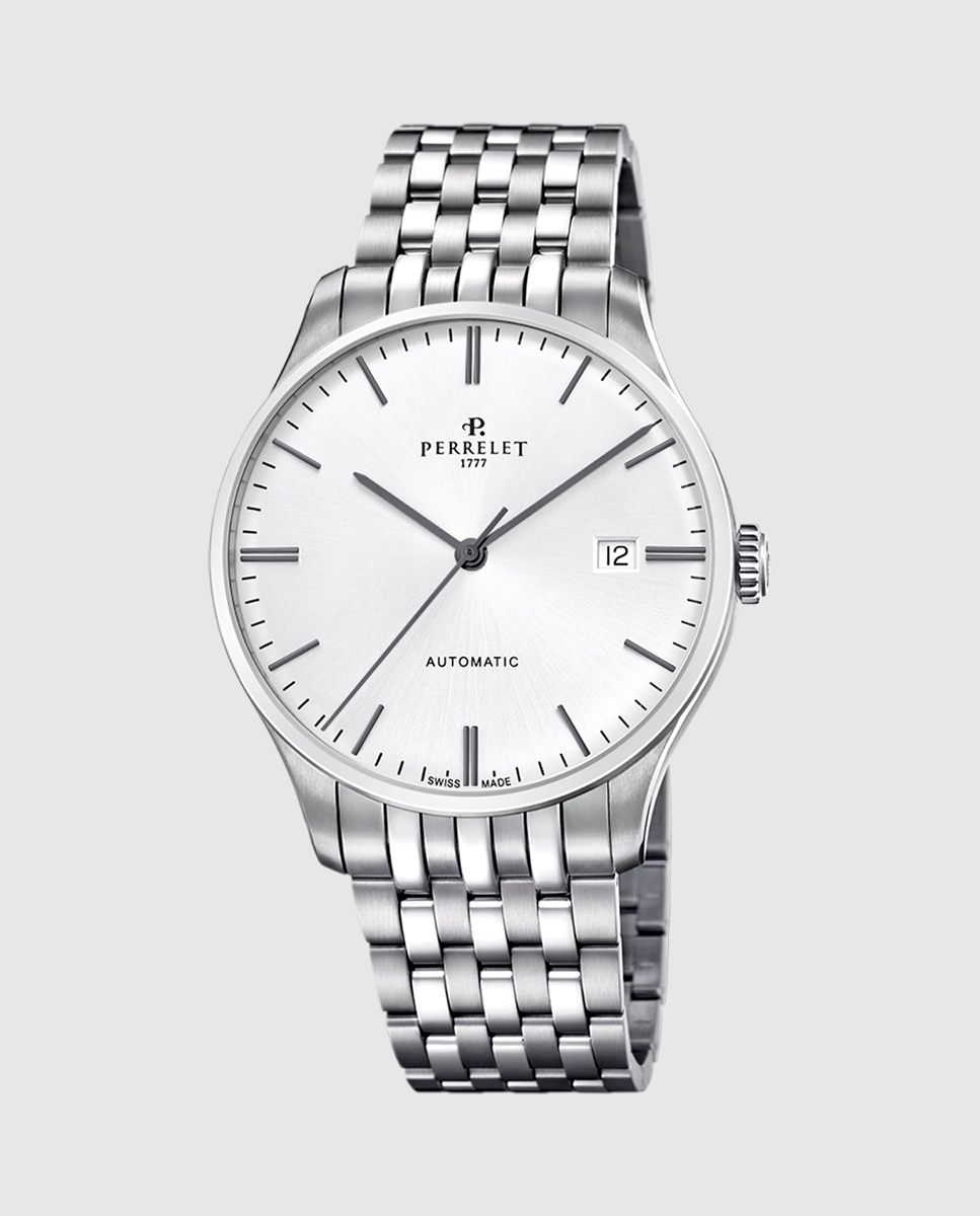 Reloj de hombre automático Weekend A1300/4 de acero plateado