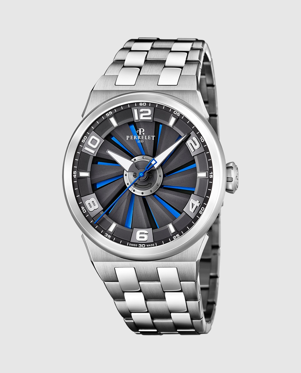Reloj de hombre automático Turbine Evo A4062/2 de acero plateado